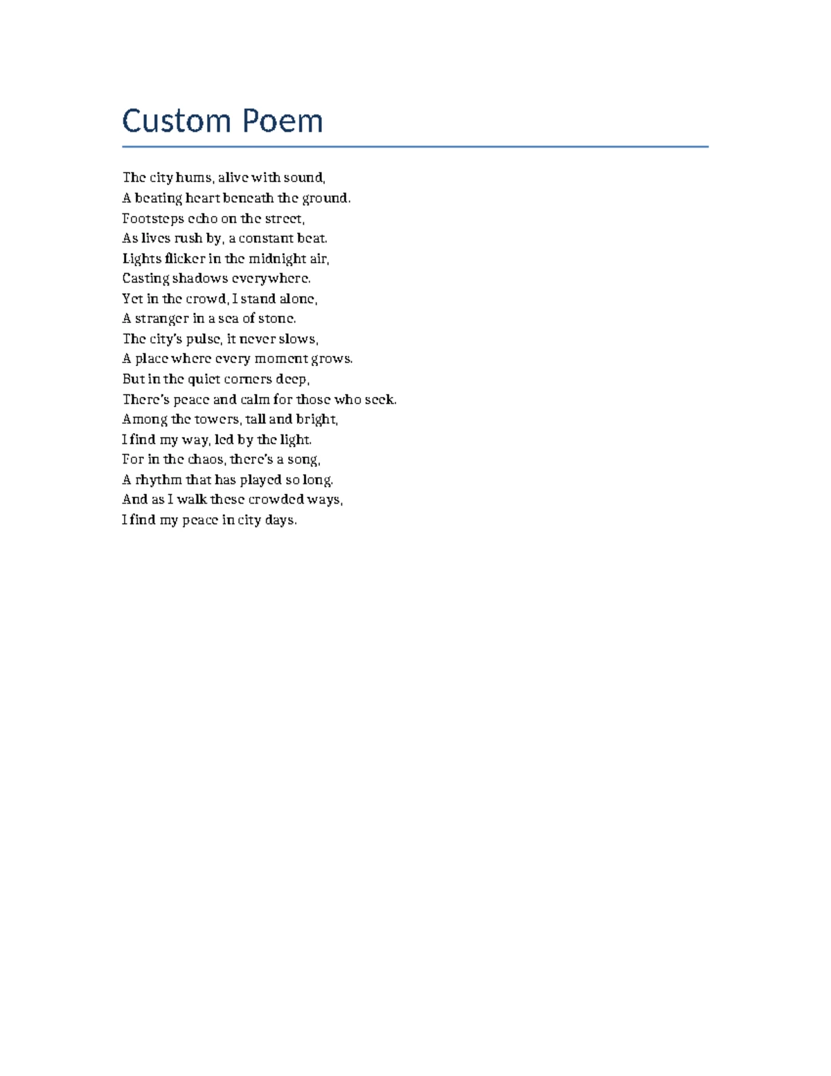 Random Poem Analysis and Highlights for Poetry Course - Studocu