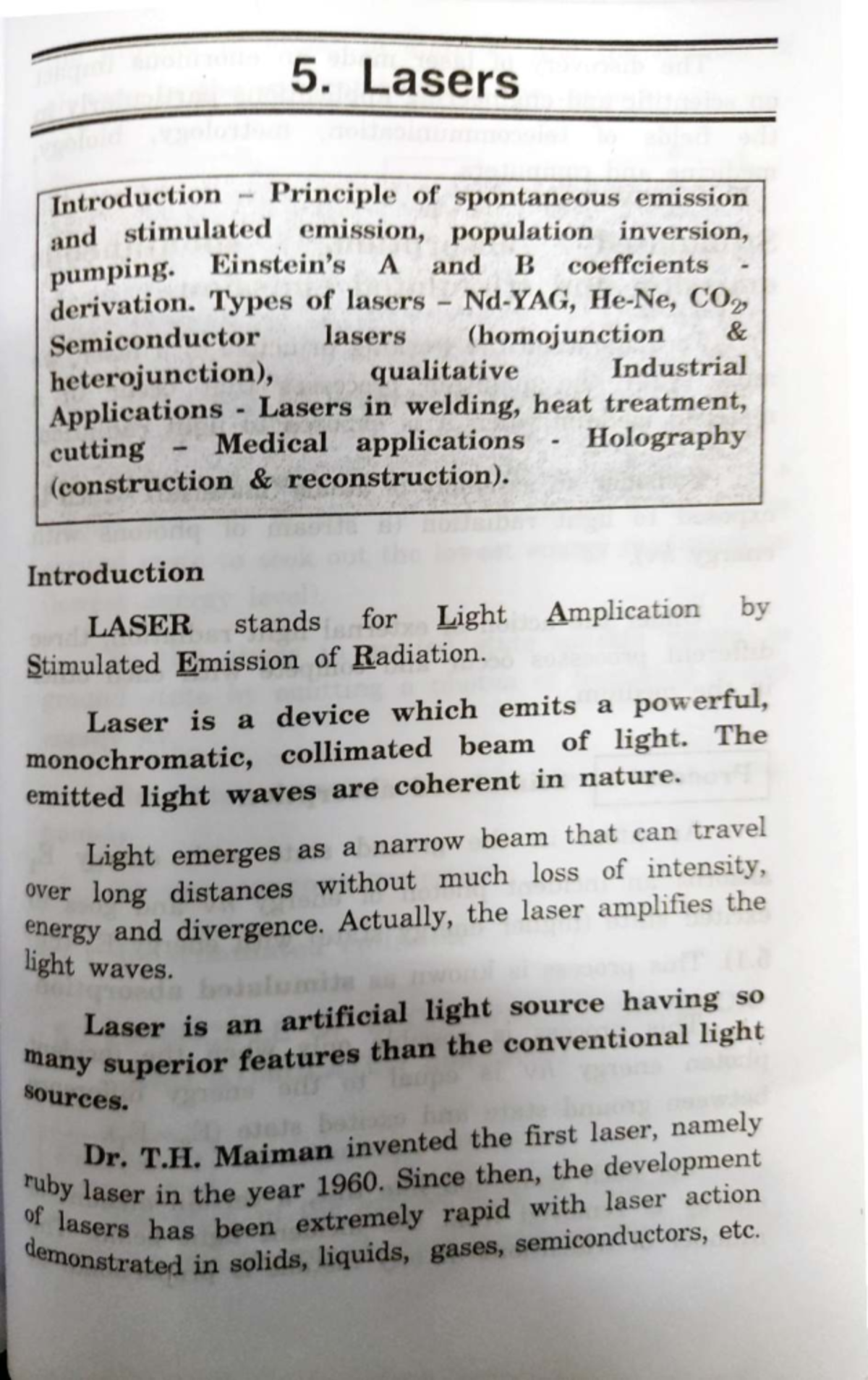 Laser Principles and Applications - CSC 5.3 - Studocu