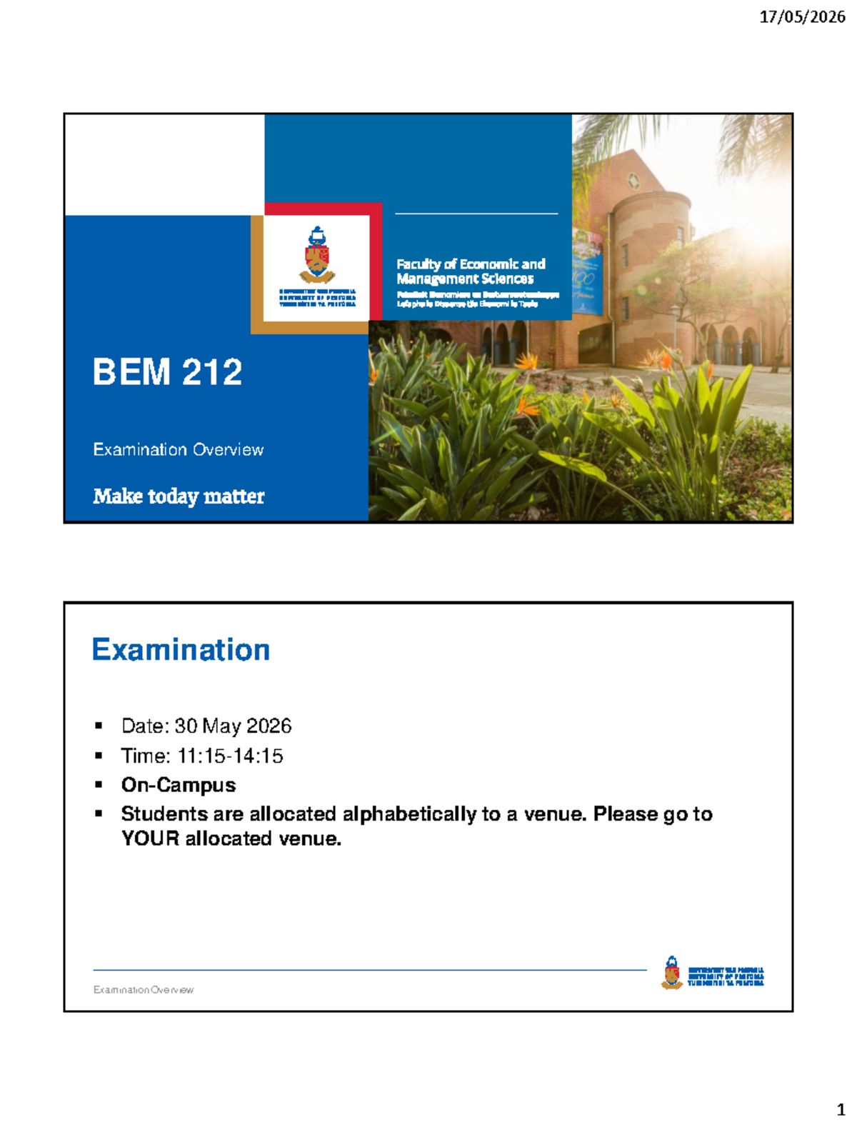 BEM 212 Final Exam Overview & Guidelines for 2026 - Studocu