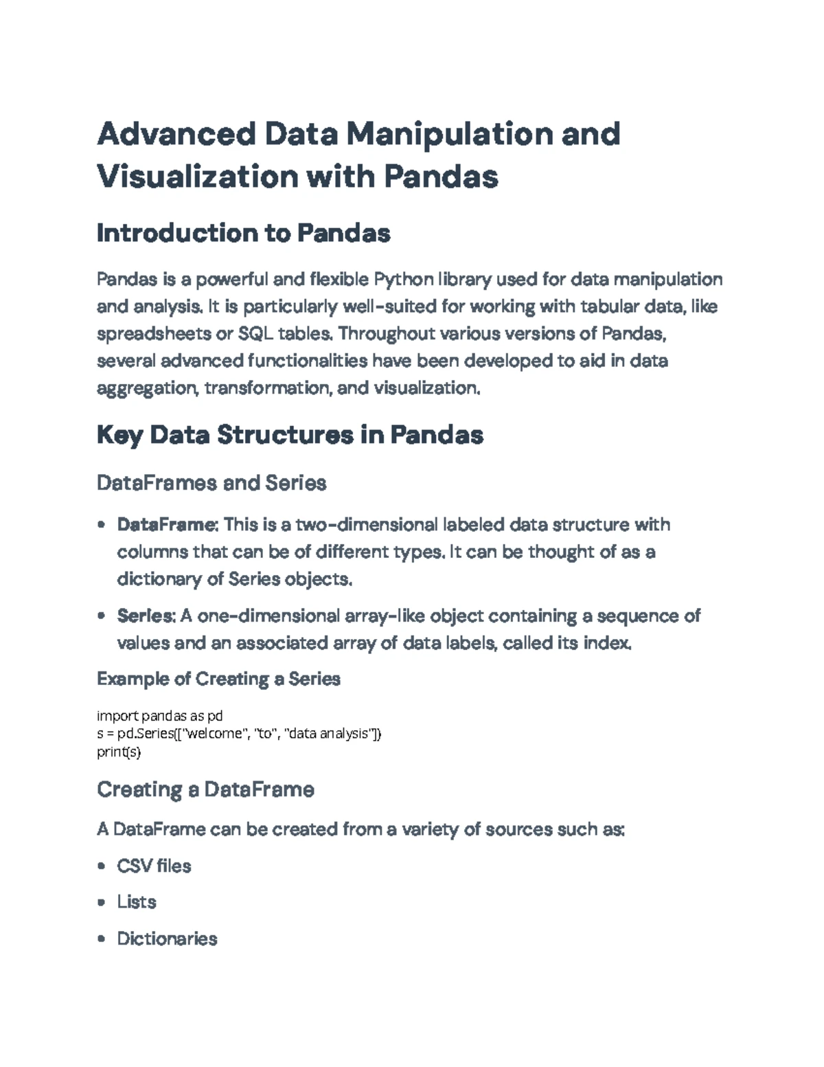 Comprehensive Guide to Data Extraction and Manipulation in Pandas ...