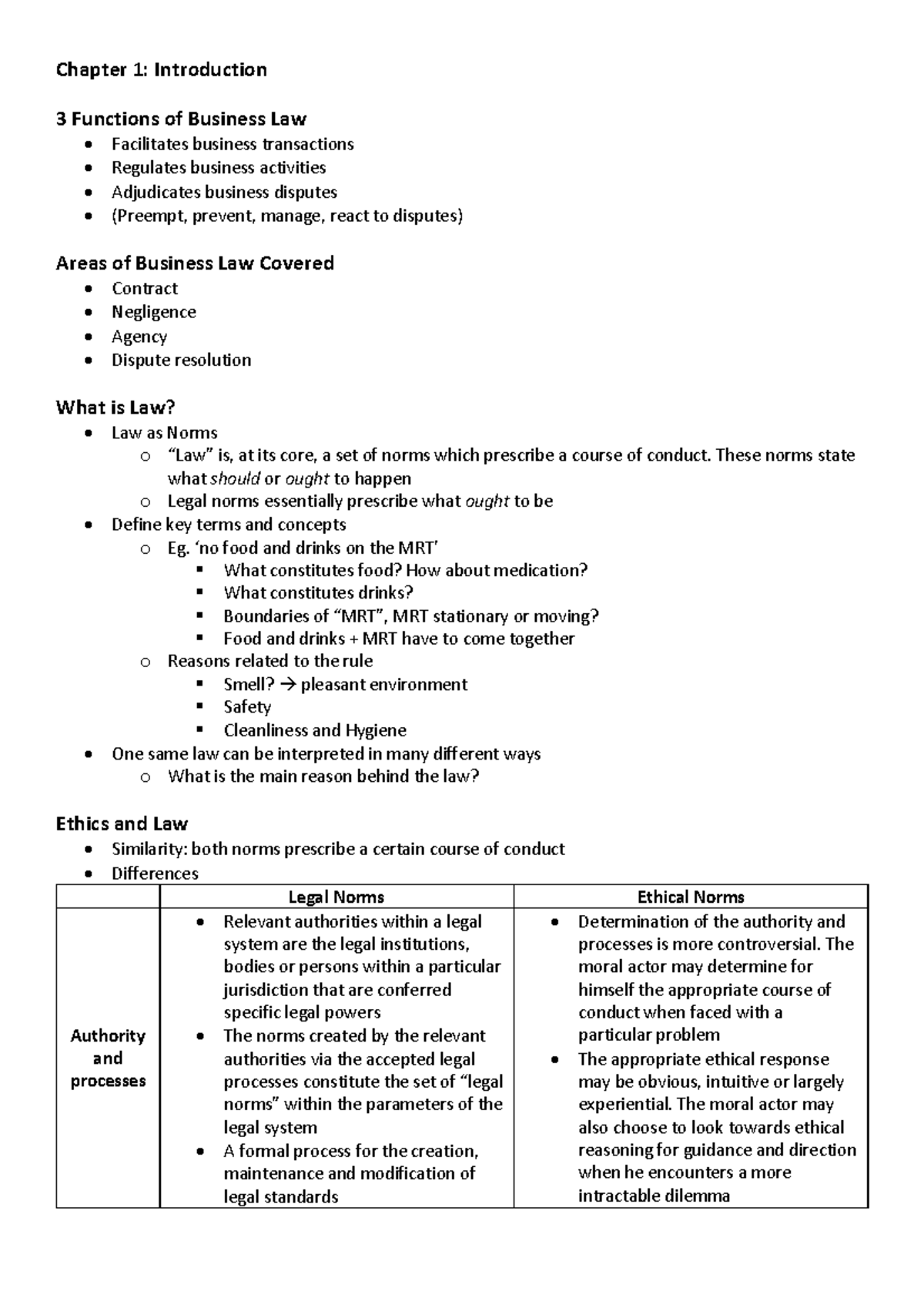 Chapter 1-3: Overview of Business Law Concepts (BLaw) - Studocu
