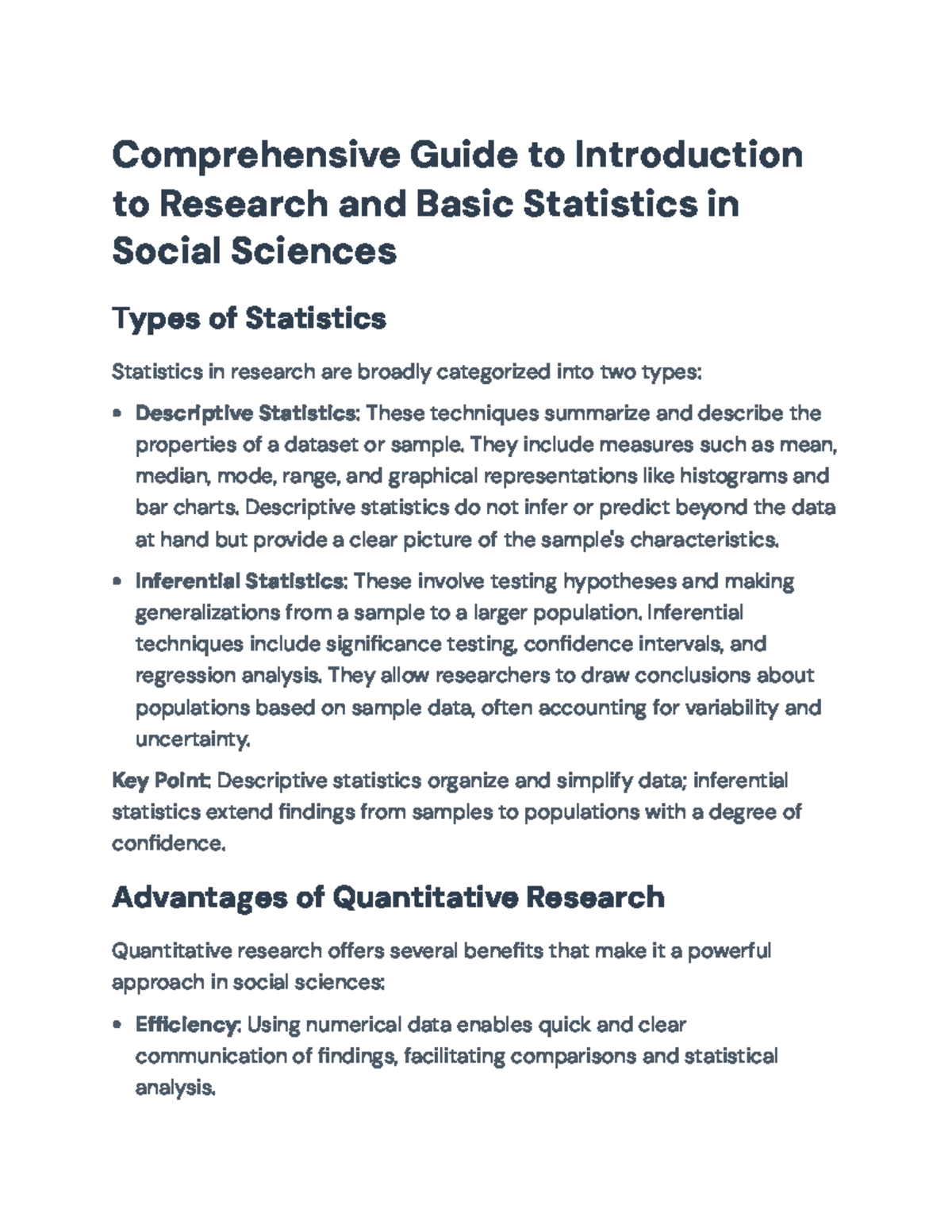 Comprehensive Guide to Research Concepts & Basic Stats in Social ...