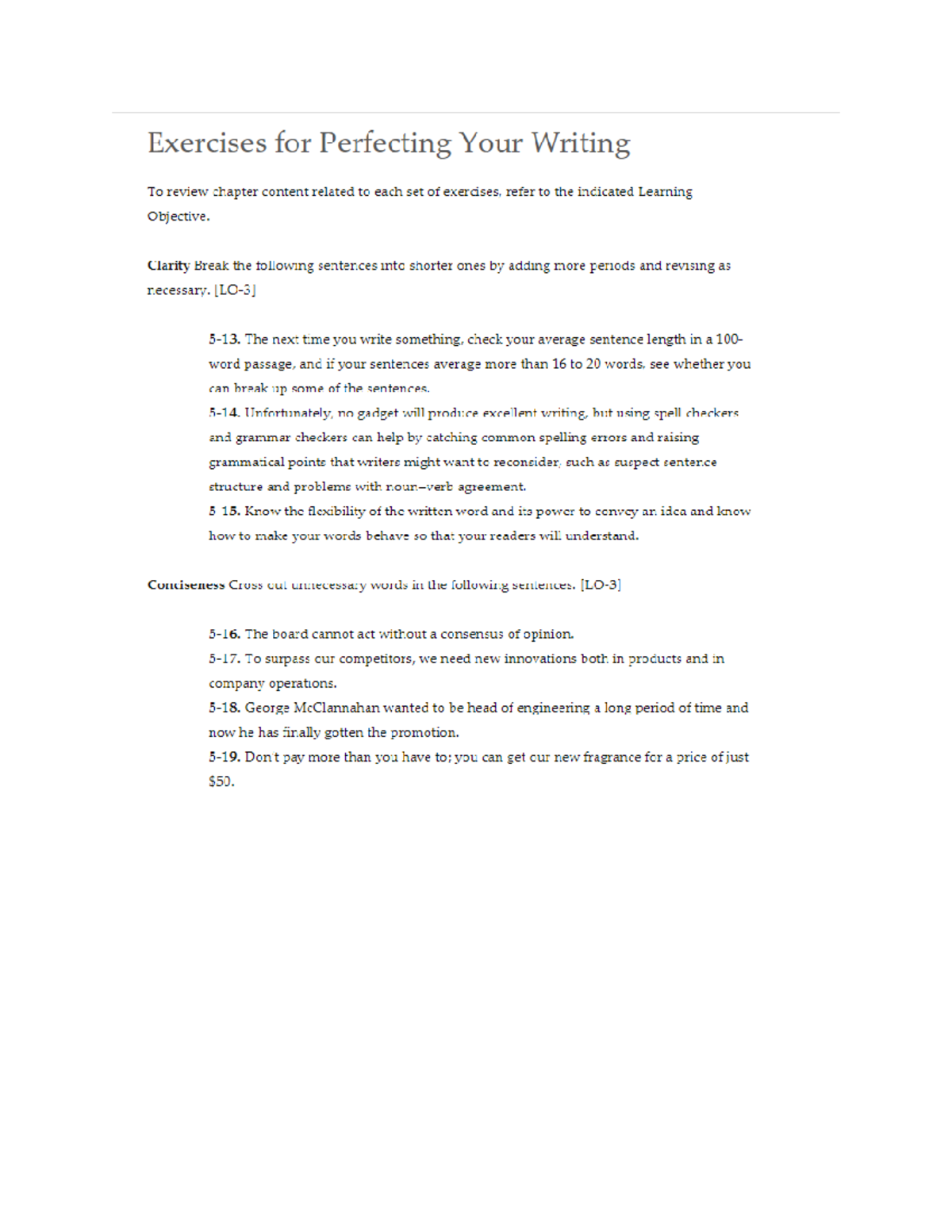 Perfecting Your Writing Chapter 5 pp. 125-126 - CMNS 1115 - Studocu