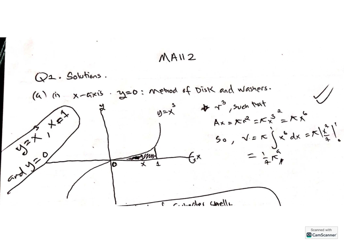 MA112 tutorial 5 solutions and explanations - Studocu