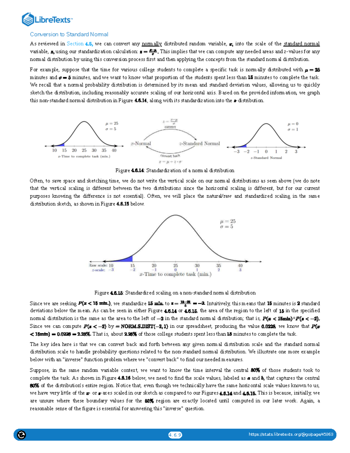 Elements of Statistics: Normal Distribution & Standardization Notes ...