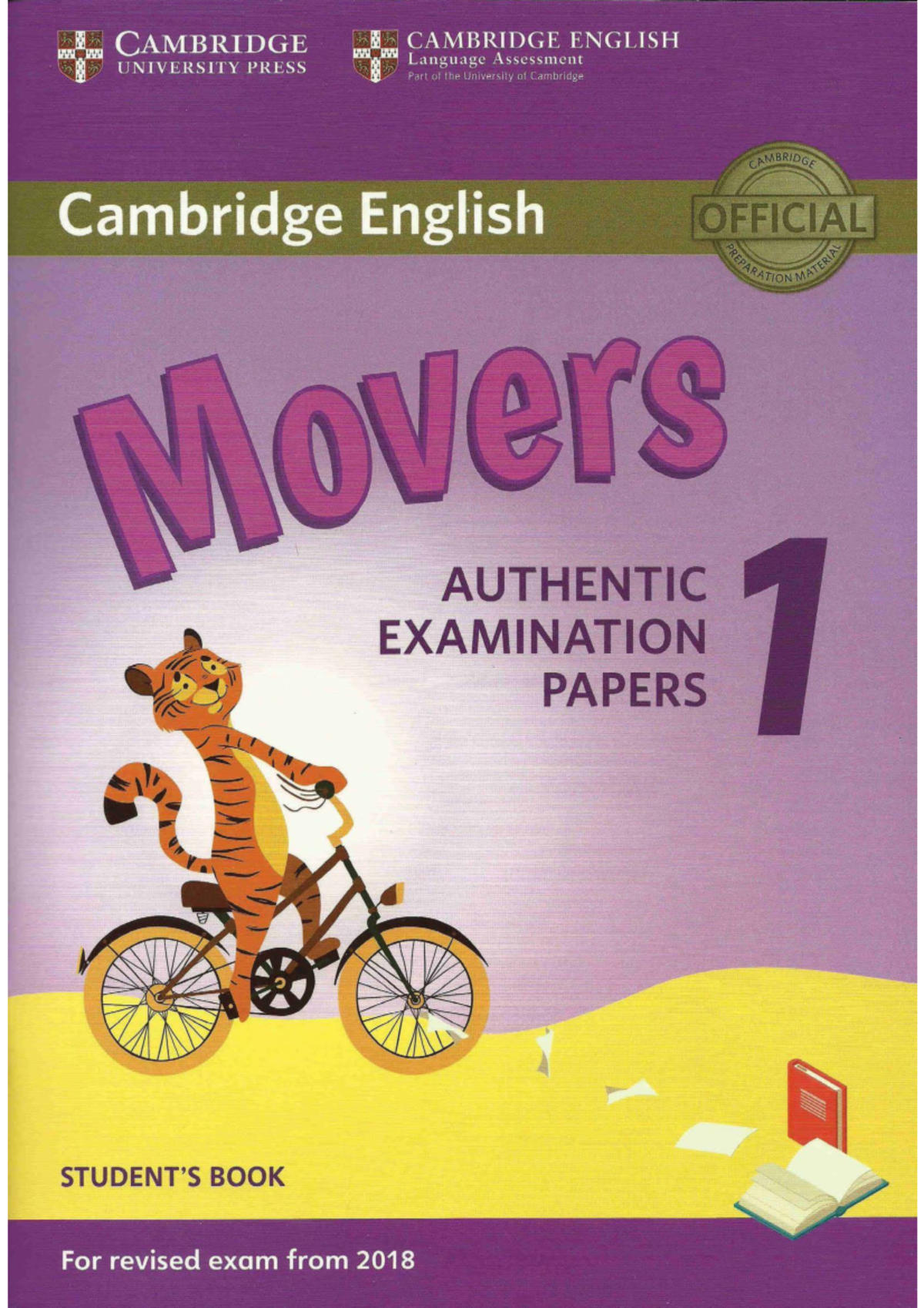 Cambridge English Movers Exam Preparation: Authentic Papers 1 - Studocu