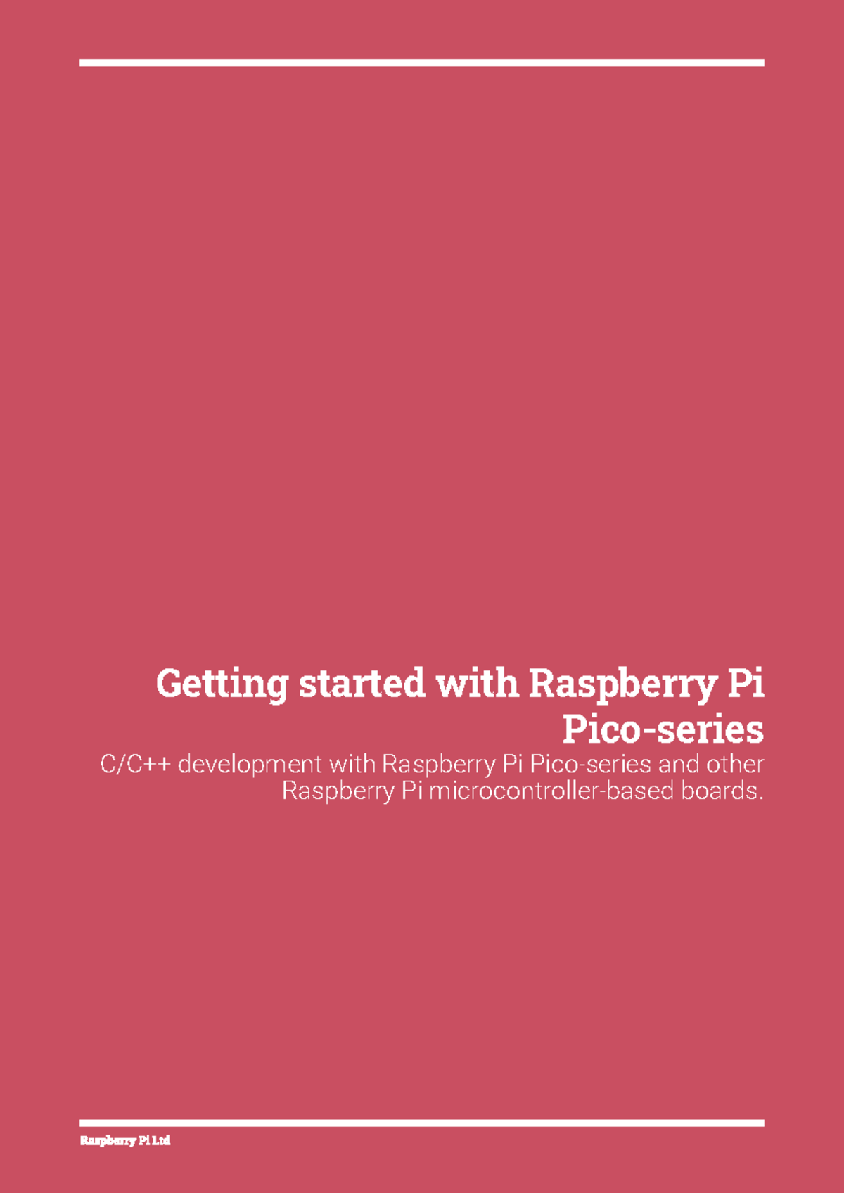 Getting started with pico - Getting started with Raspberry Pi Pico ...