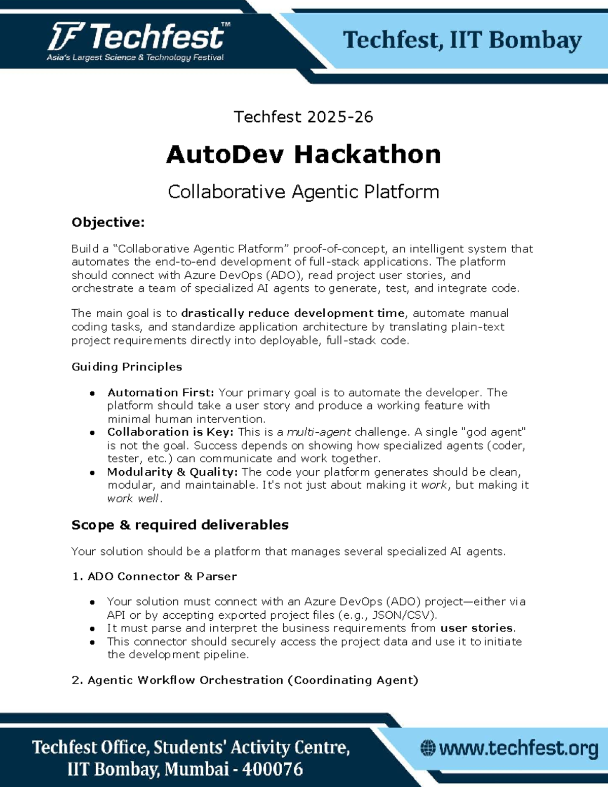 AutoDev Hackathon: Building an Agentic Platform for ADO Integration ...