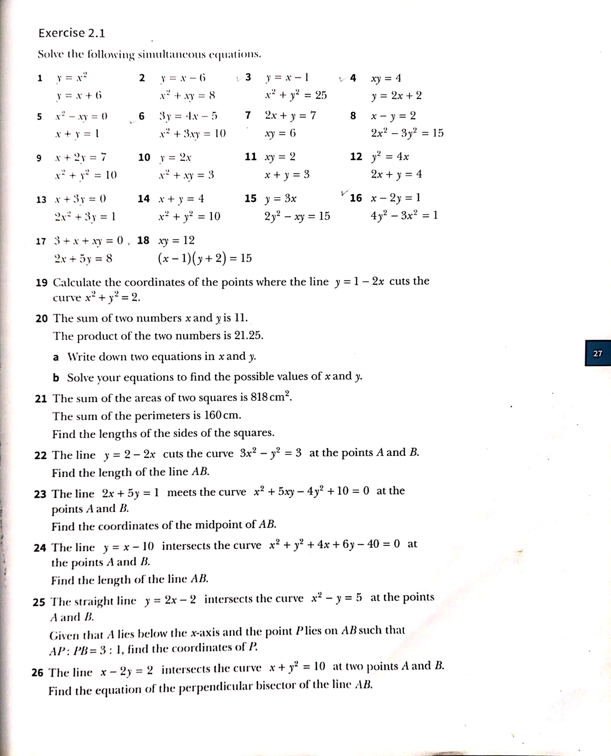 Add Maths Ch02Pg27 - CIE additional mathematics - Studocu