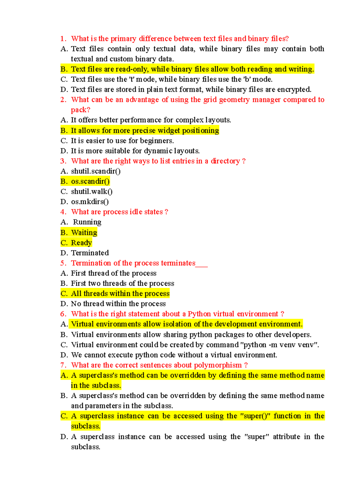 Bython-11c Quiz: Understanding Files, Processes, and Python ...