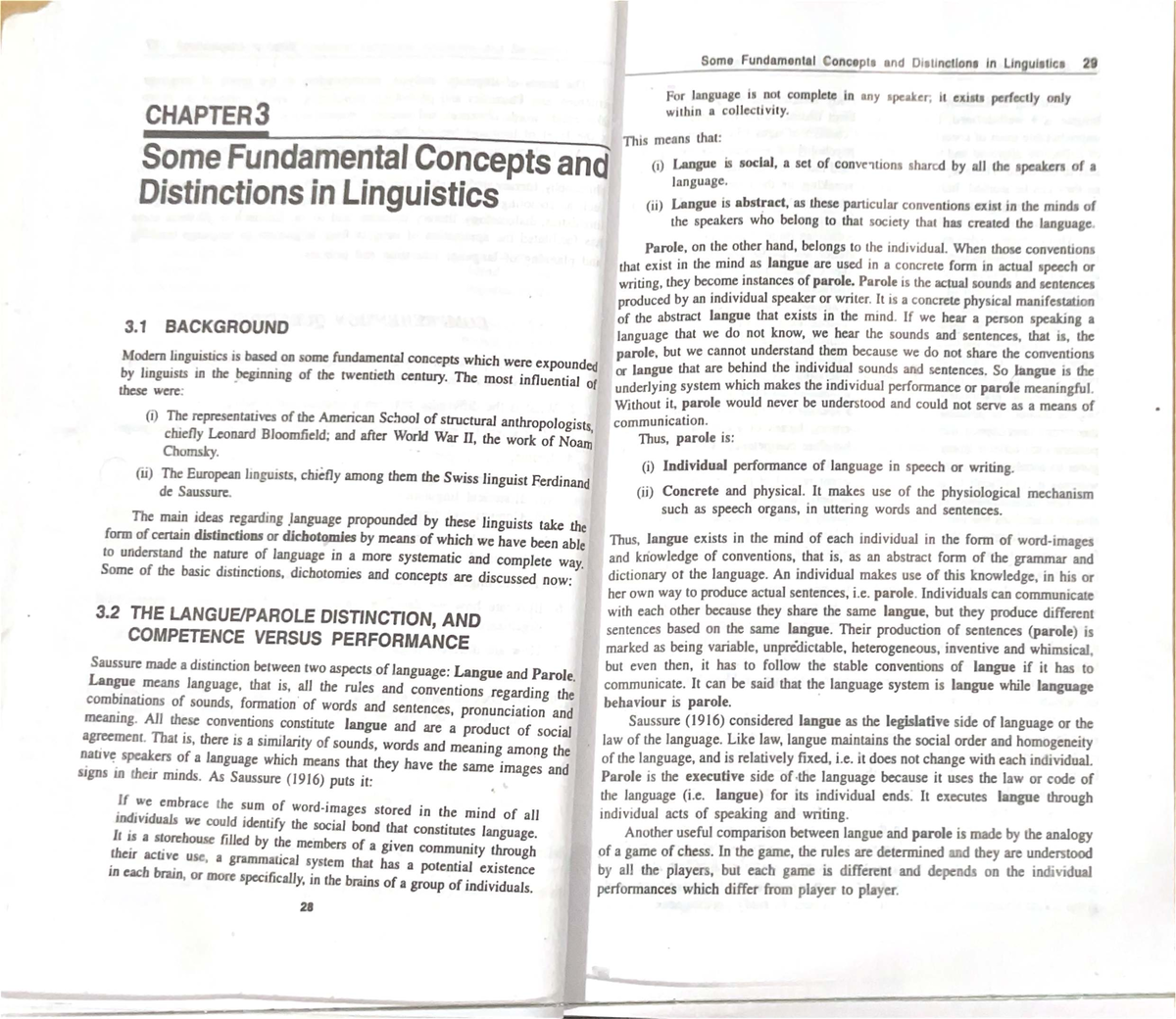 Linguistics 29: Key Concepts and Distinctions in Language Theory - Studocu