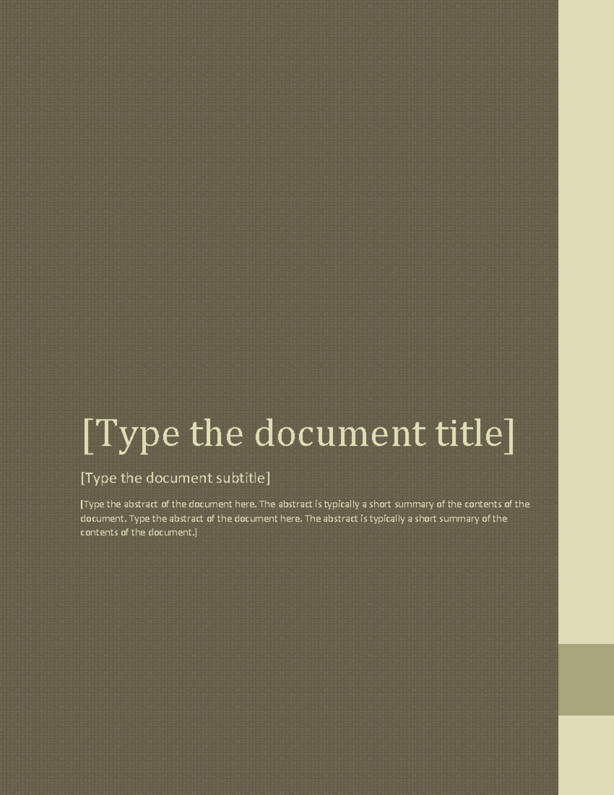 Understanding Document Structure and Abstract Writing - Studocu