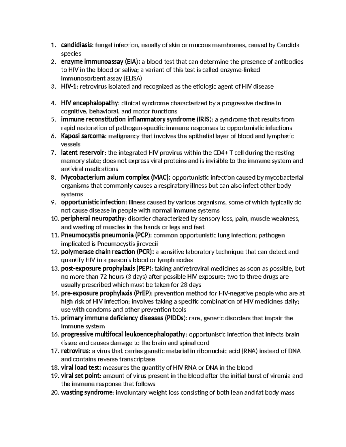 Immunology Study Guide: Key Concepts & Terms (IMM 101) - Studocu