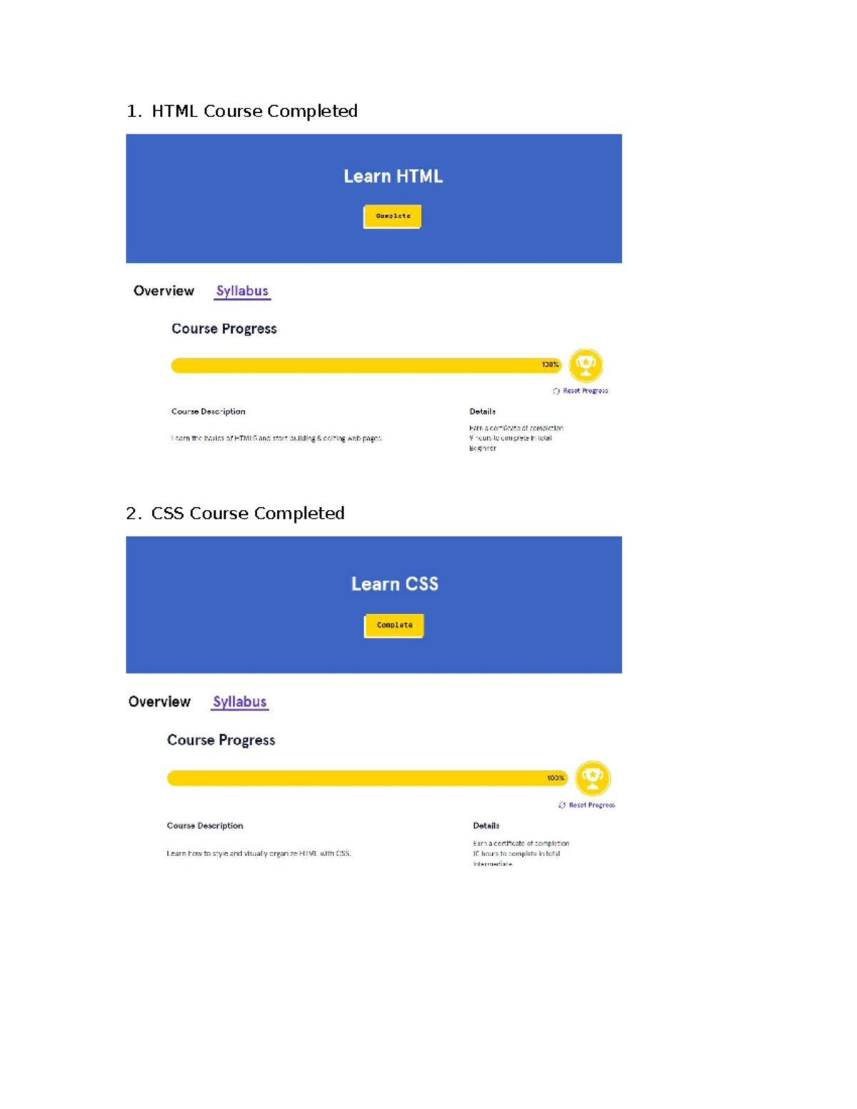Unit 4 Programming Assignment: HTML & CSS Overview - Studocu