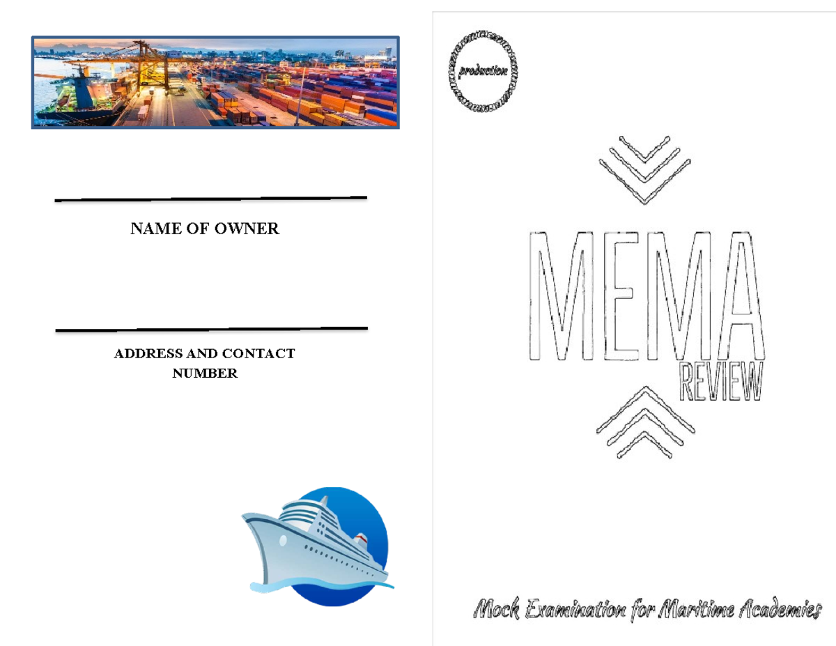703758654 - MAAP Entrance Exam Reviewer: Maritime Science & Math - Studocu