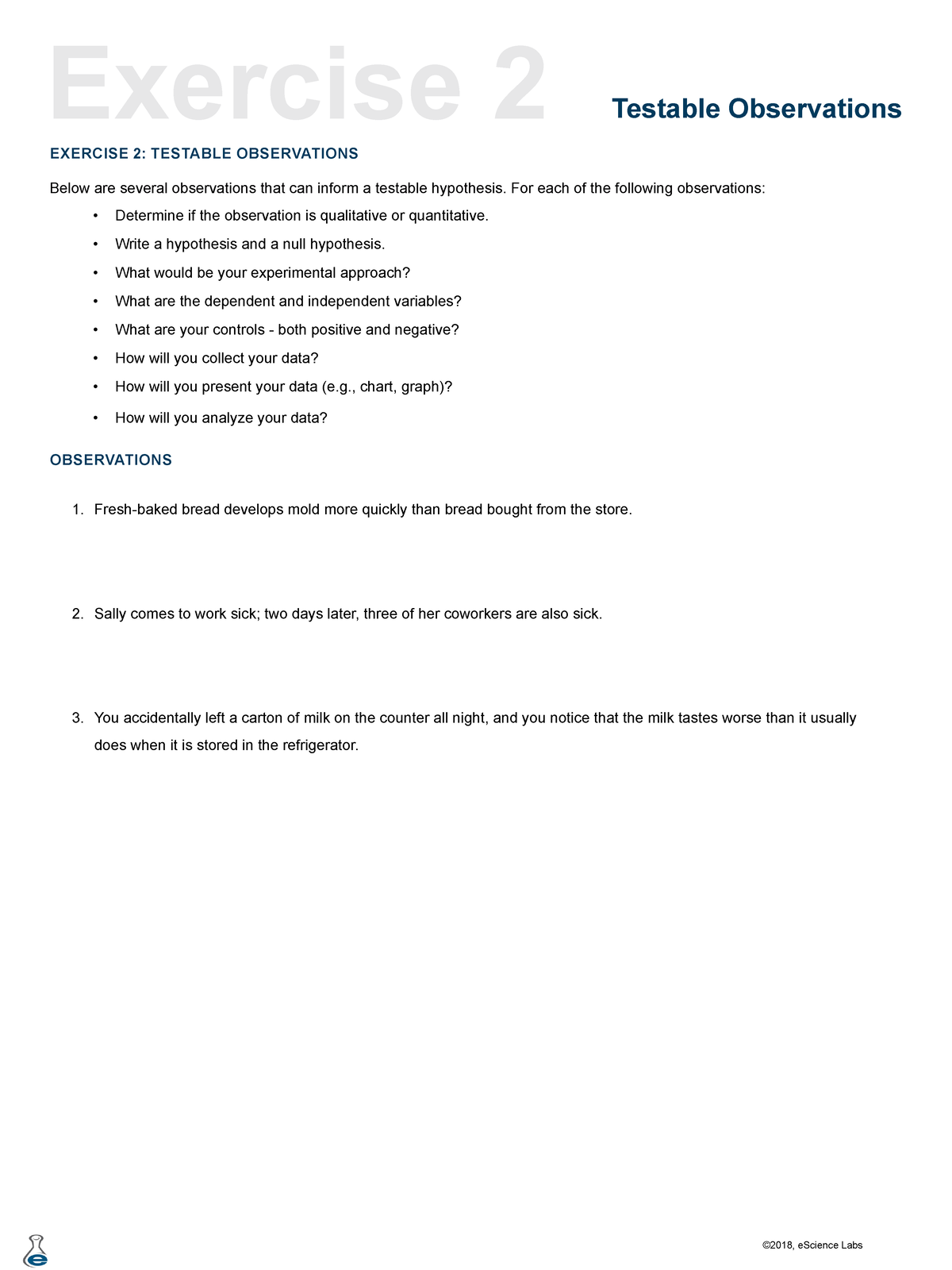 Lab 1 - Exercise 2: Testable Observations and Hypothesis Formation ...