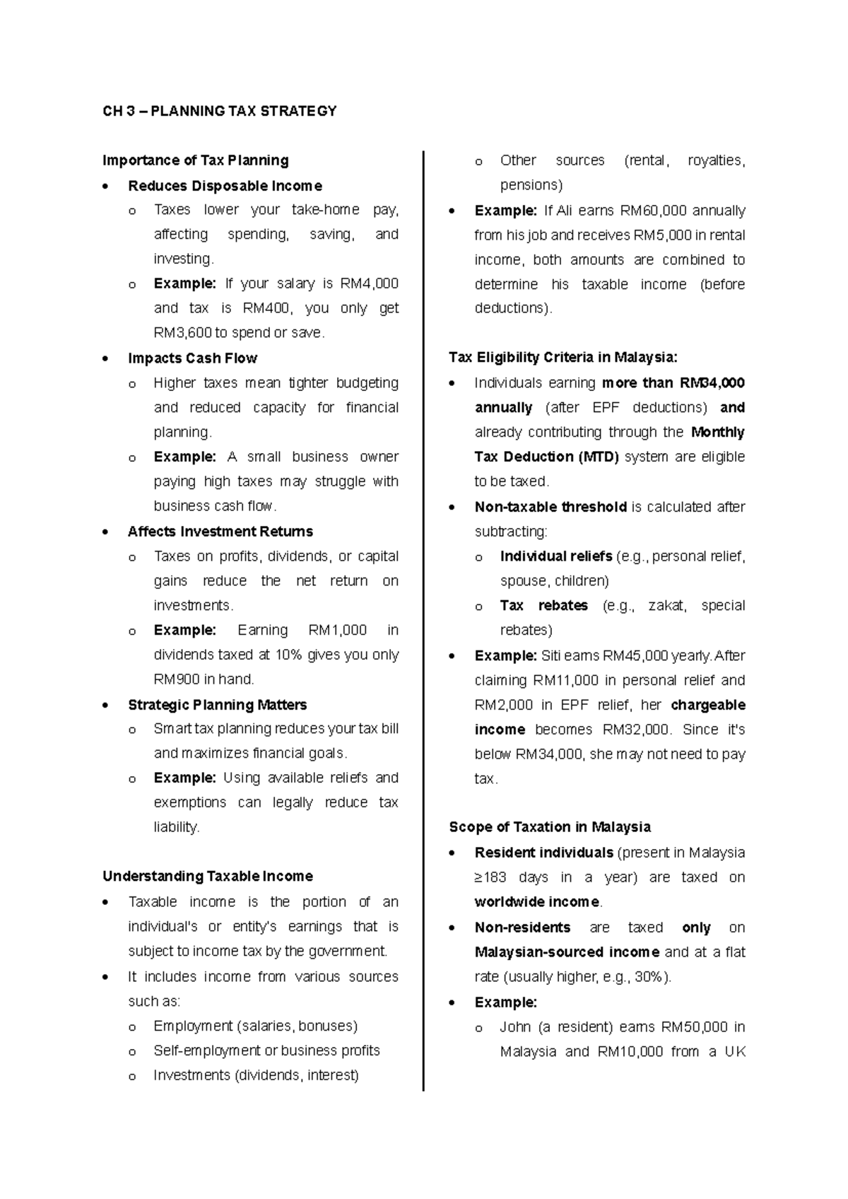 FIN333 Notes: Tax Strategy, Consumer Credit, and Asset Protection (Ch 3 ...