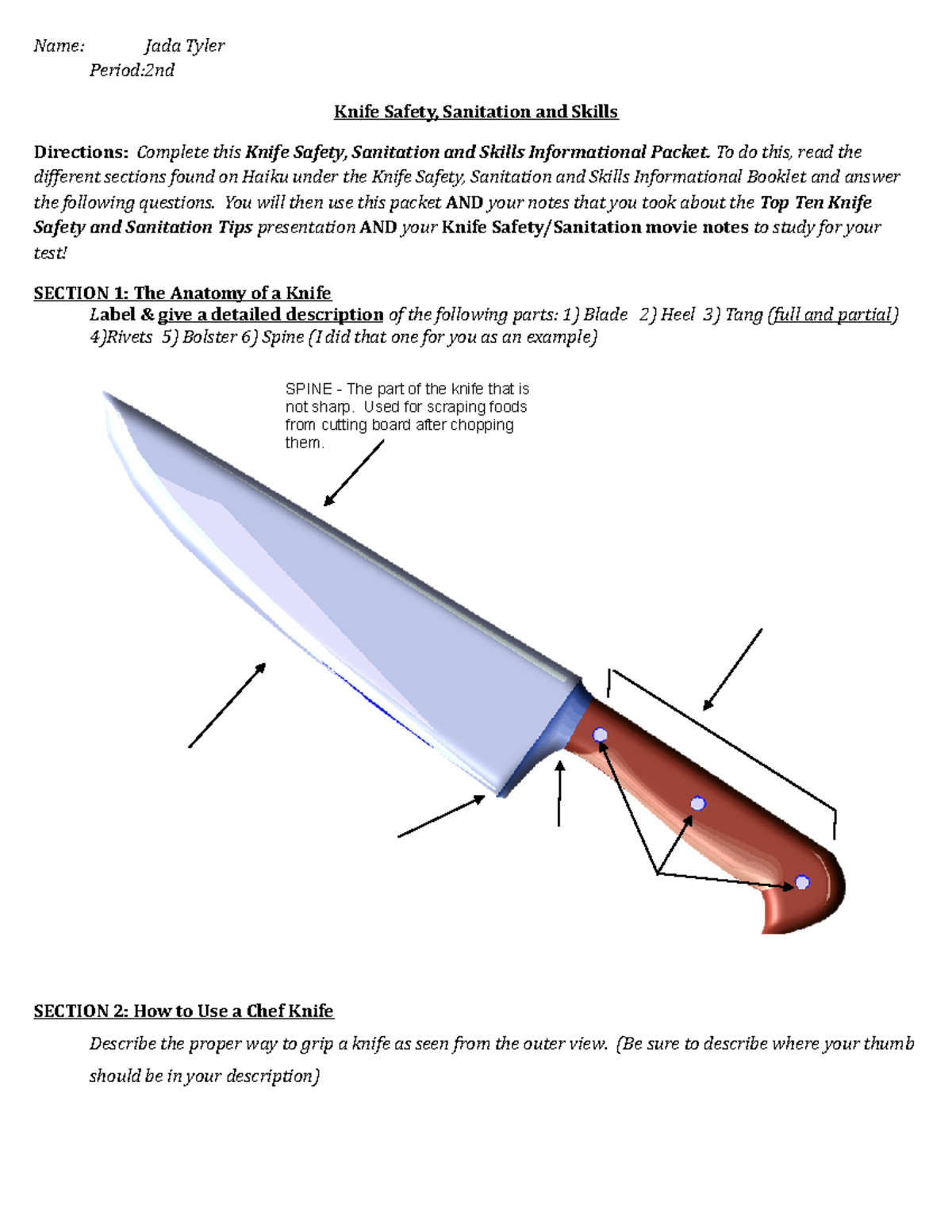 Types of Kitchen Knives | How to Choose the Right Blade - OPINEL USA, image size:1200x1553
