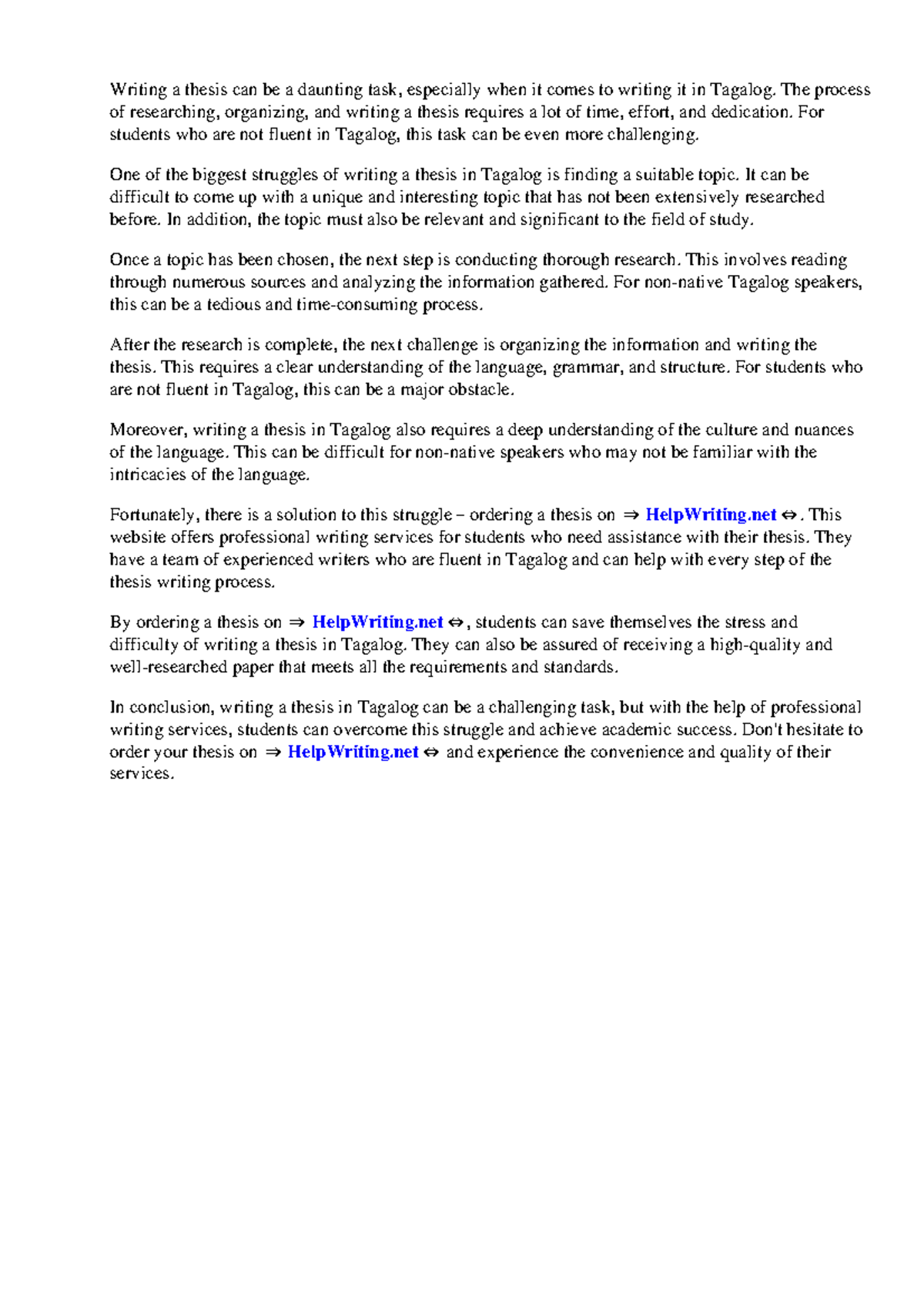 Term paper topics in tagalog - Writing a thesis can be a daunting task ...