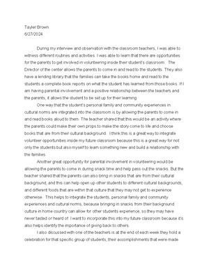 Classroom Management Plan Rough Draft Sections 1-5 - Schedules • The ...