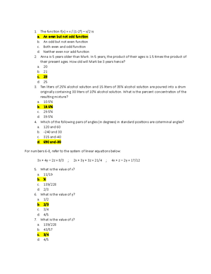 Differential Calculus 2 - ENGINEERING CORRELATION COURSE 1 ENGINEERING ...