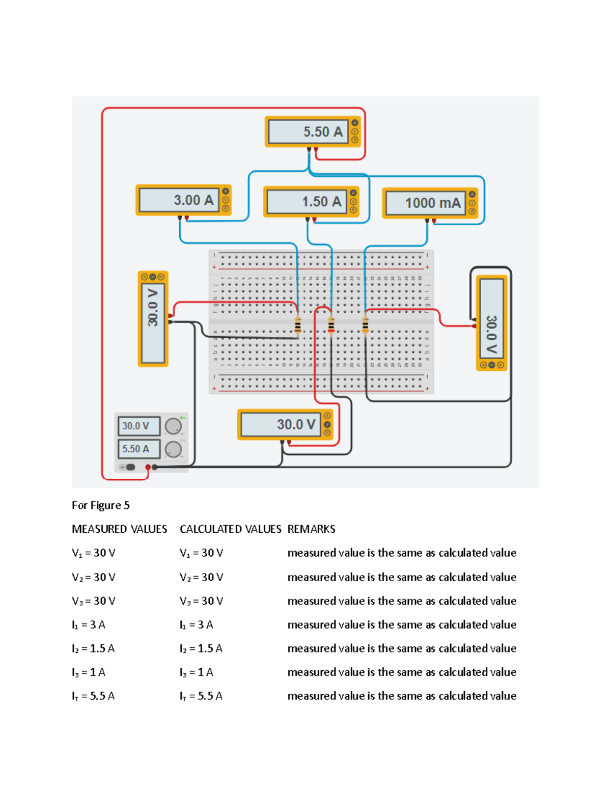 Circuits LAB 3 - laboratory circuit example works - For Figure 5 ...