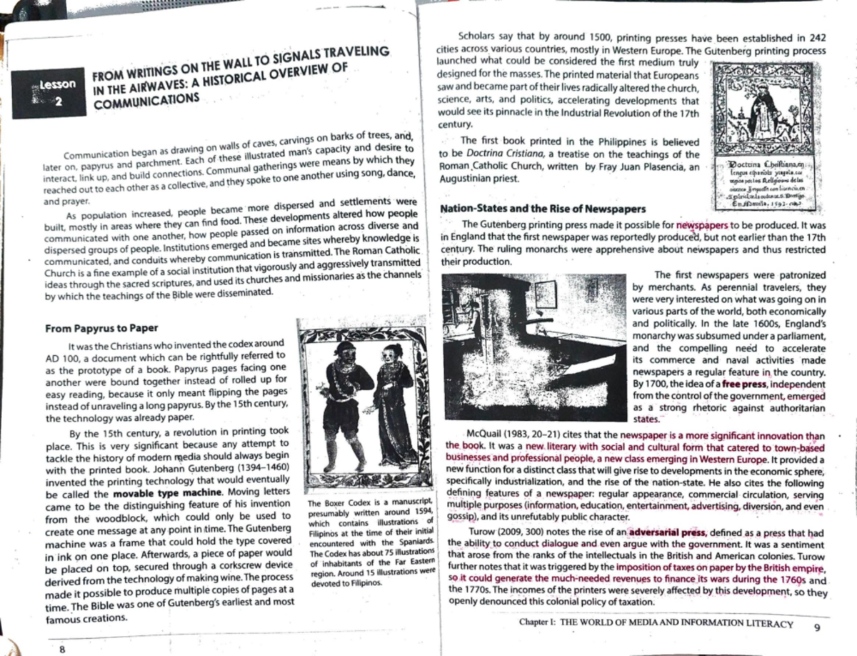 Evolution of Media: A Historical Overview (PHIL 242) - Studocu