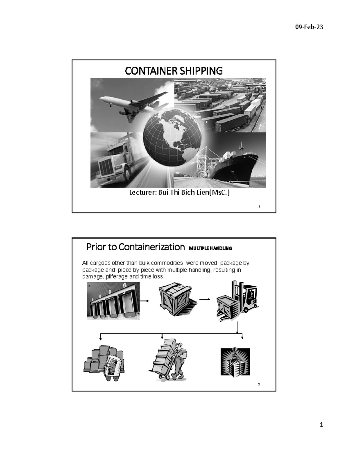 Container Shipping Overview: Types, Operations & Key Insights - Studocu