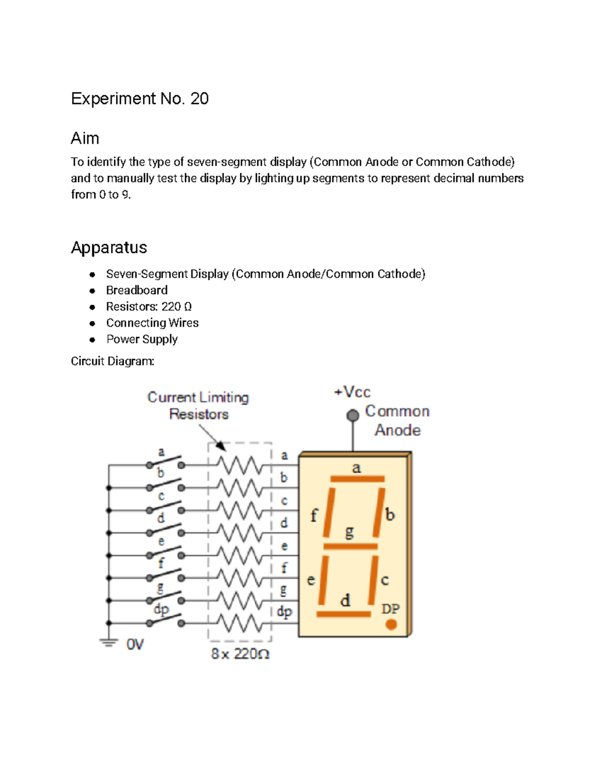 BEE Experiment Write-Ups: Understanding Seven-Segment Displays ...