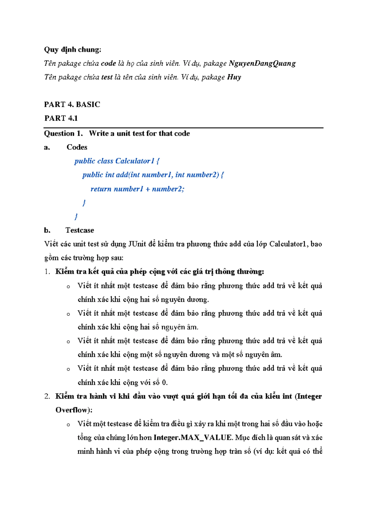 Lab 2 - Unit Test - Advance 2025: Writing Unit Tests for Java Code ...