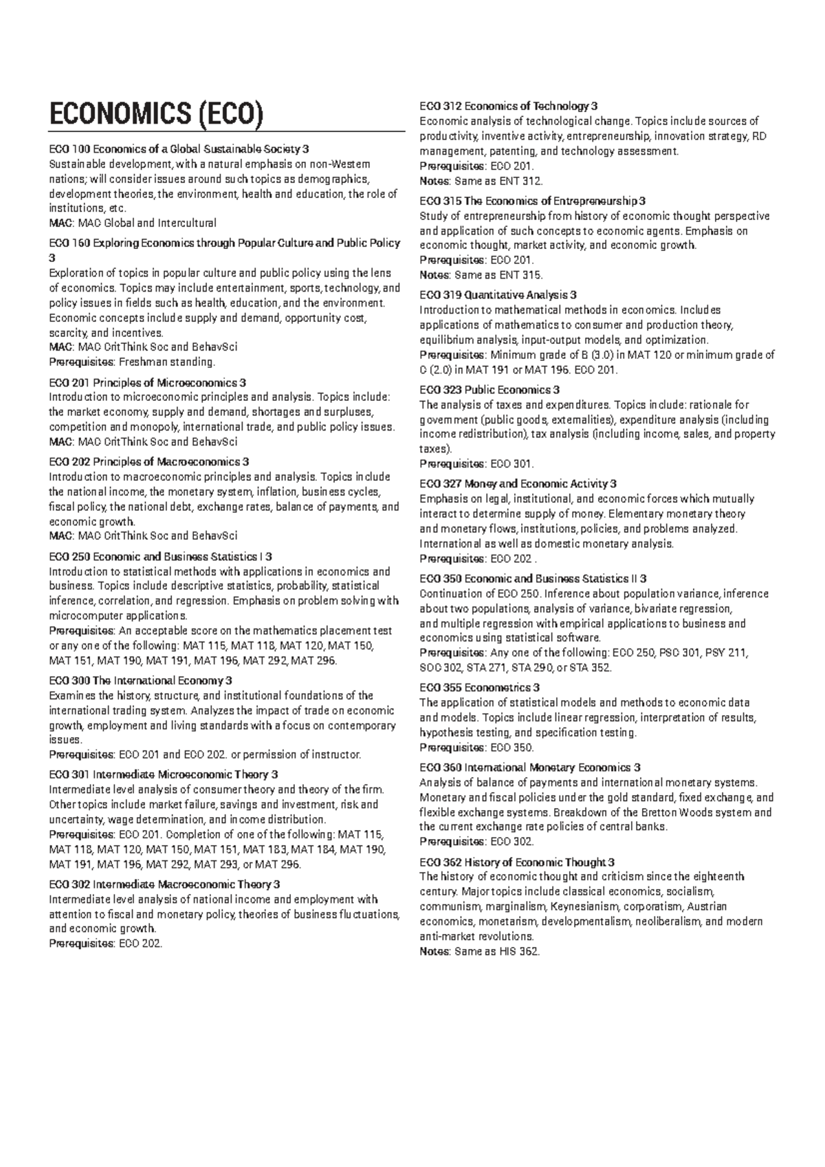 ECO 302 Intermediate Macroeconomic Theory Study Notes - Studocu