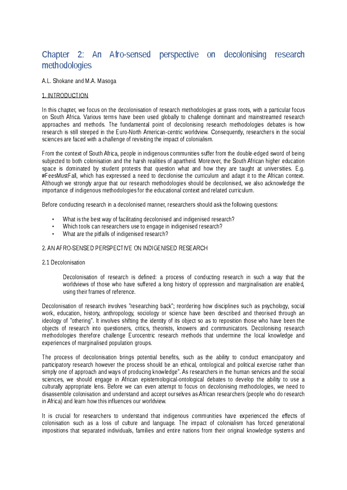 HMPYC80 Case Study Analysis: Key Concepts and Research Strategies - Studocu