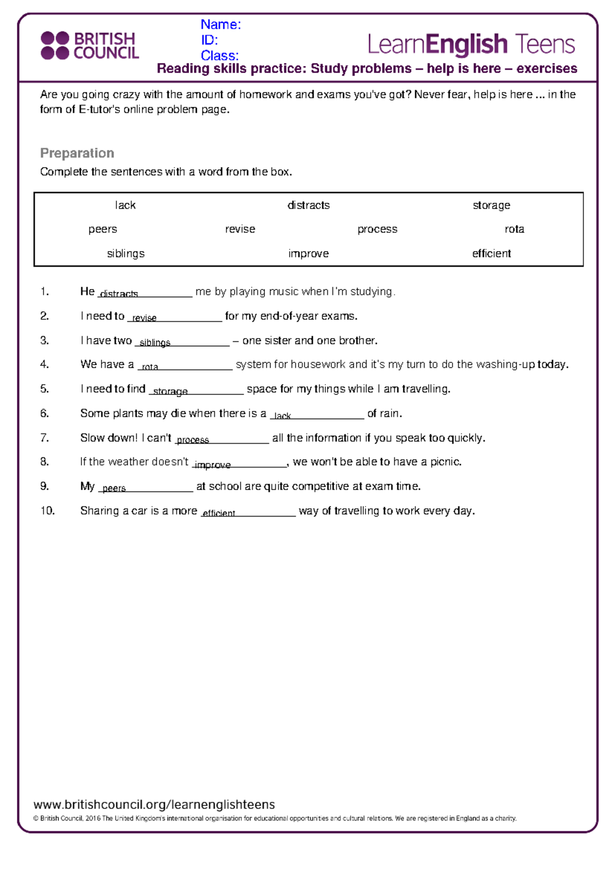 Reading Skills Practice: Study Problems Help - Exercises - Studocu