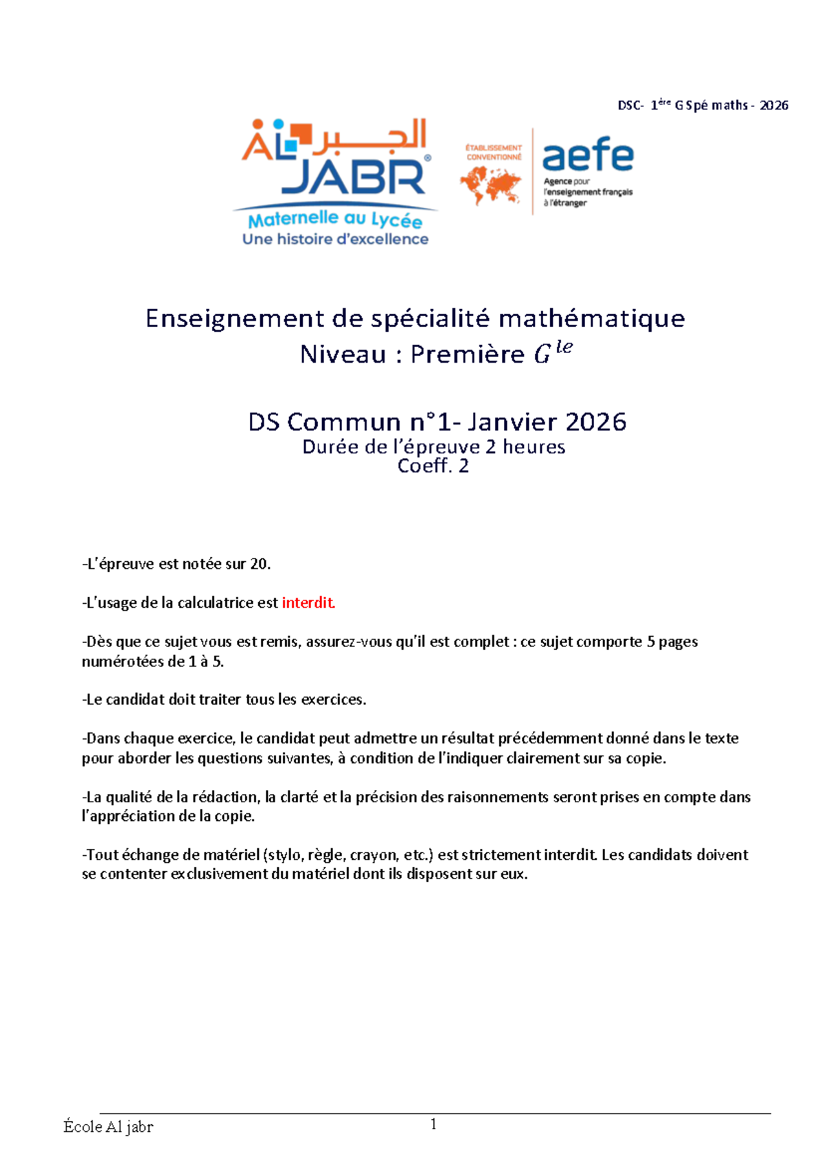 1-re-g-sp-maths-2026-ds-commun-version-finale-studocu