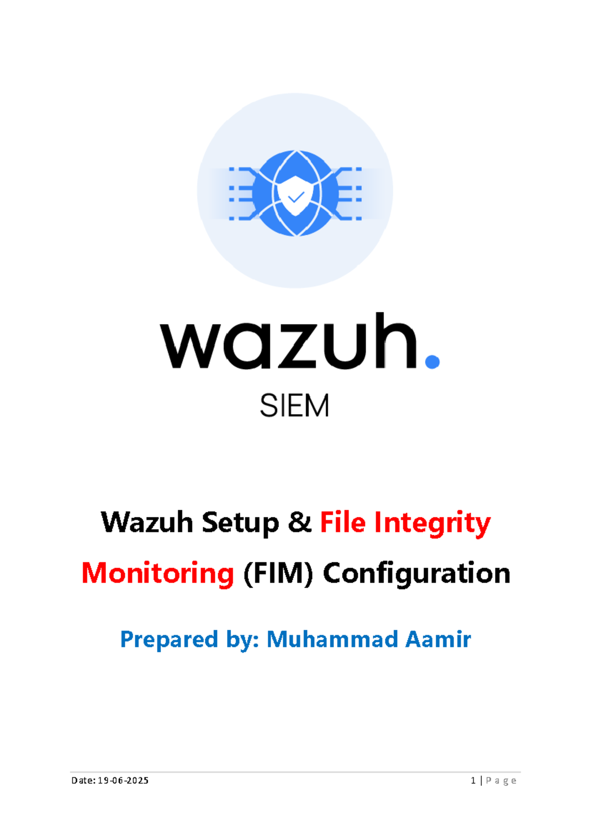 Wazuh Setup & FIM Configuration Guide for Security Monitoring - Studocu