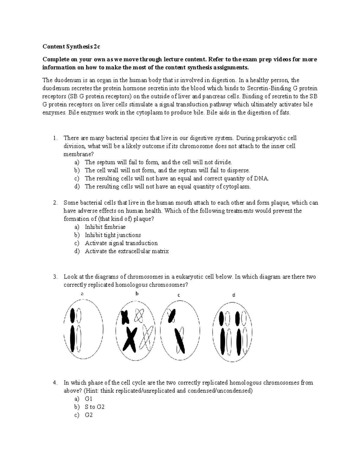 Content Synthesis 2c Lecture Notes for Exam Prep 2025 - Studocu