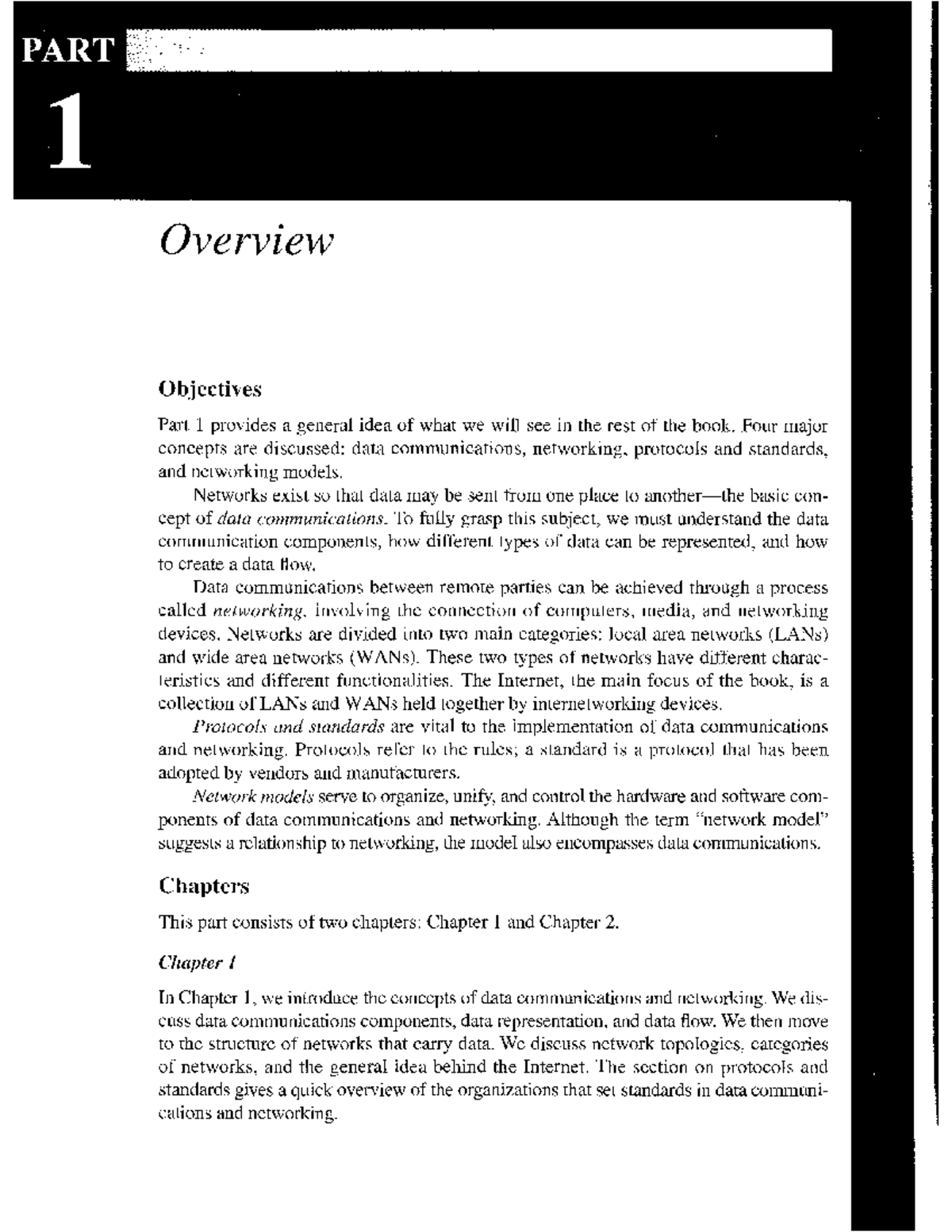 Part one _ book fourozan - PART 1 Overview Objectives Part 1 provides a ...