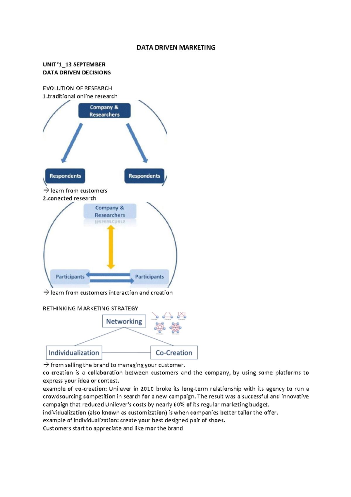 Notes-marketing - notes data-driven marketing - DATA DRIVEN MARKETING ...