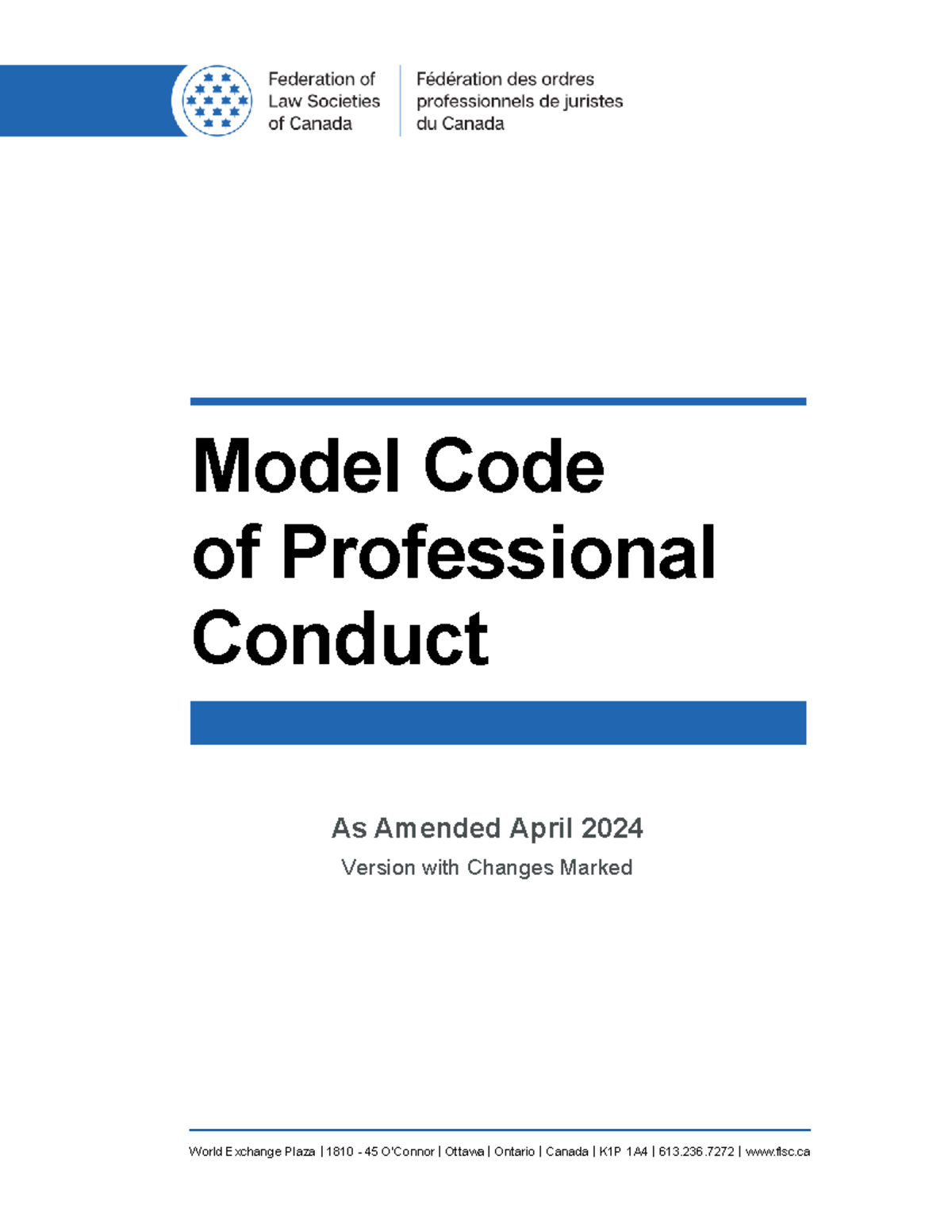 Model Code of Professional Conduct 2024: Key Amendments and Guidelines ...