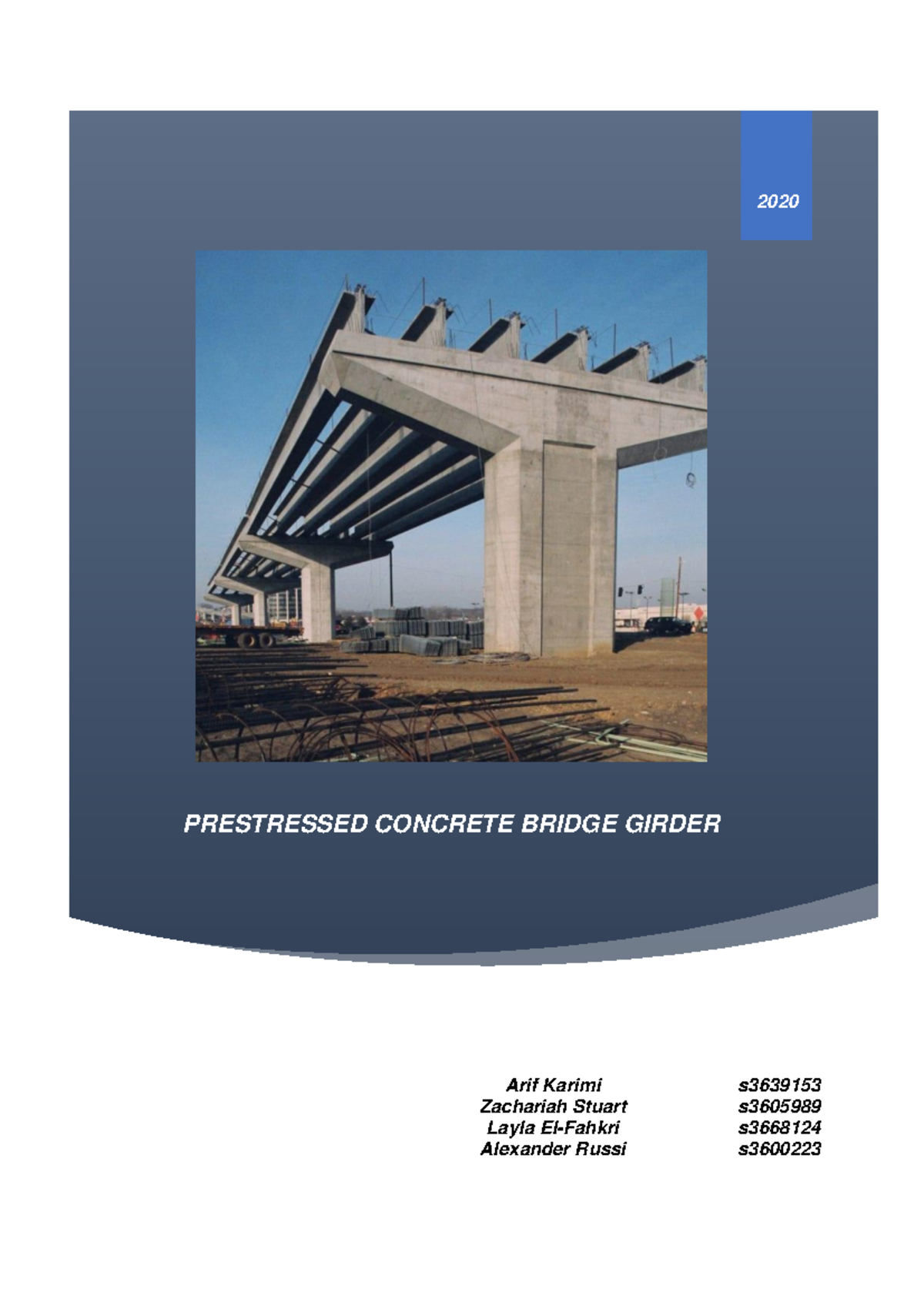 Concrete Bridge Assignment (ENGG 2020) - Final Report - Studocu