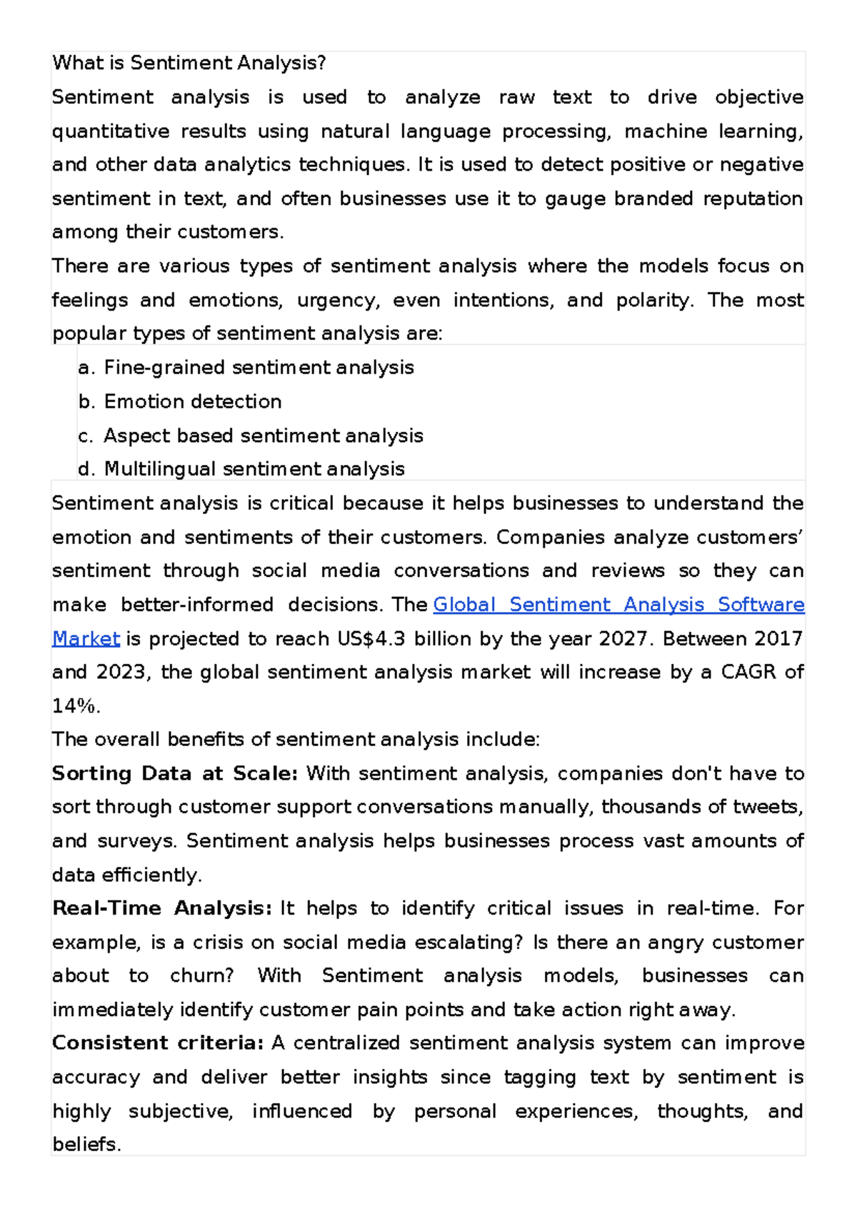 Sentiment Analysis: Exploring Text Sentiment Types and Applications ...