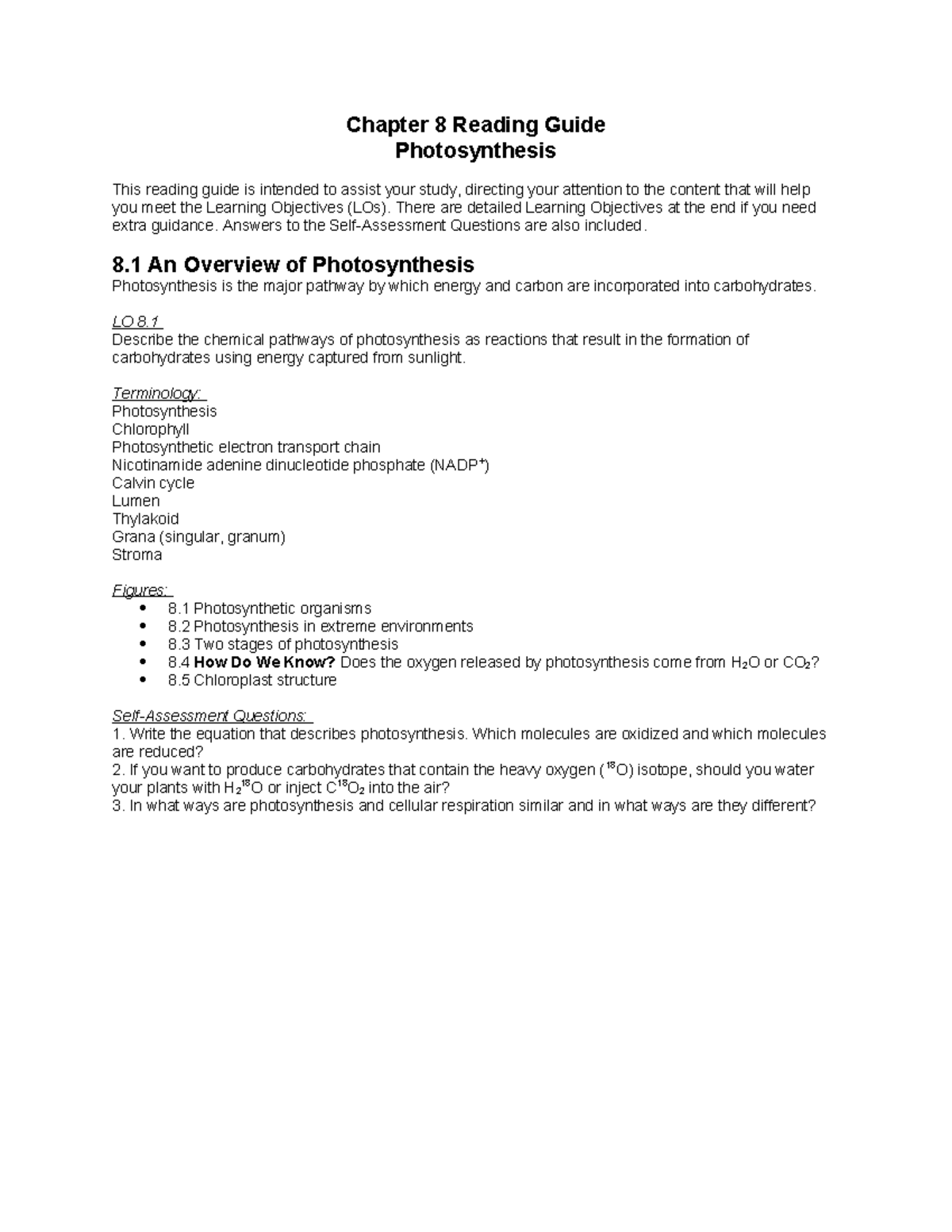 Morris hlw4e ch08 reading guide - Chapter 8 Reading Guide ...