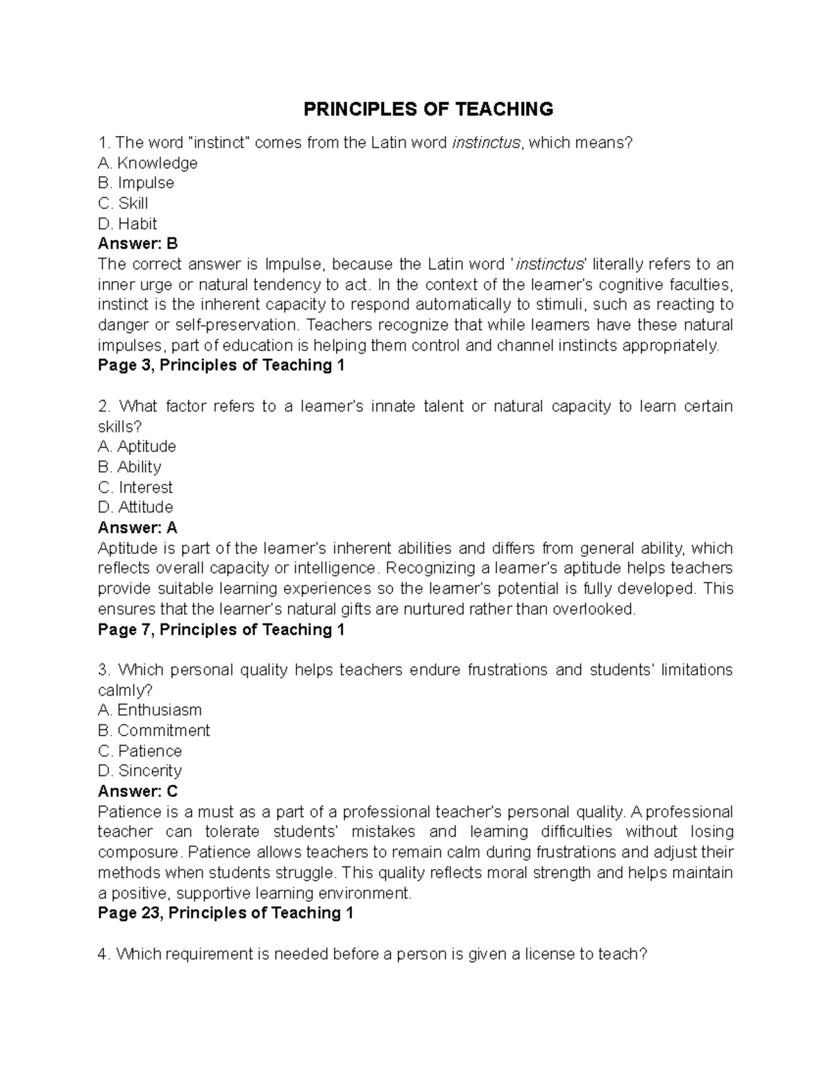 G3 Principles of Teaching: Key Concepts and Strategies for Educators ...