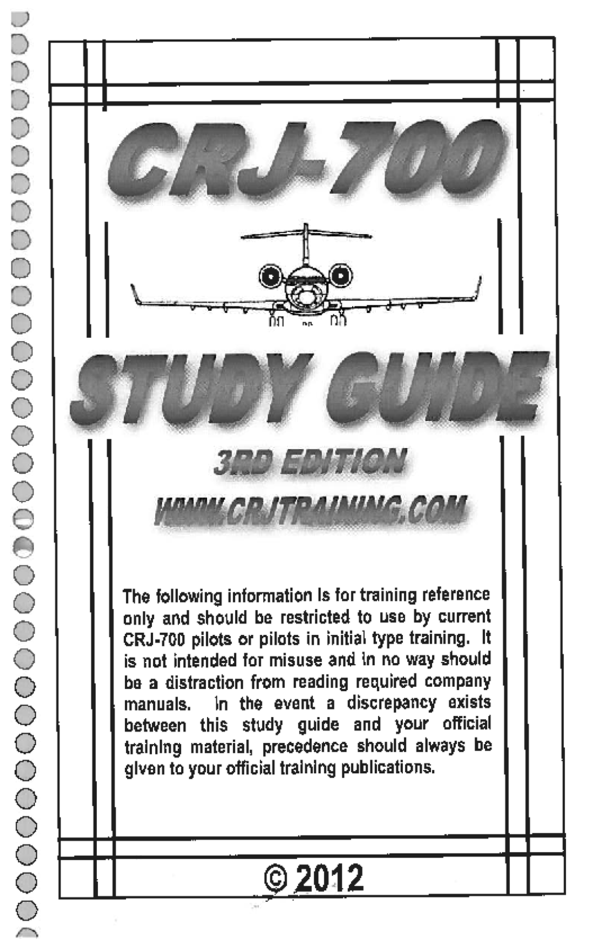 CJR700 Study Guide: Comprehensive Review for CRJ 700-900 Pilots - Studocu