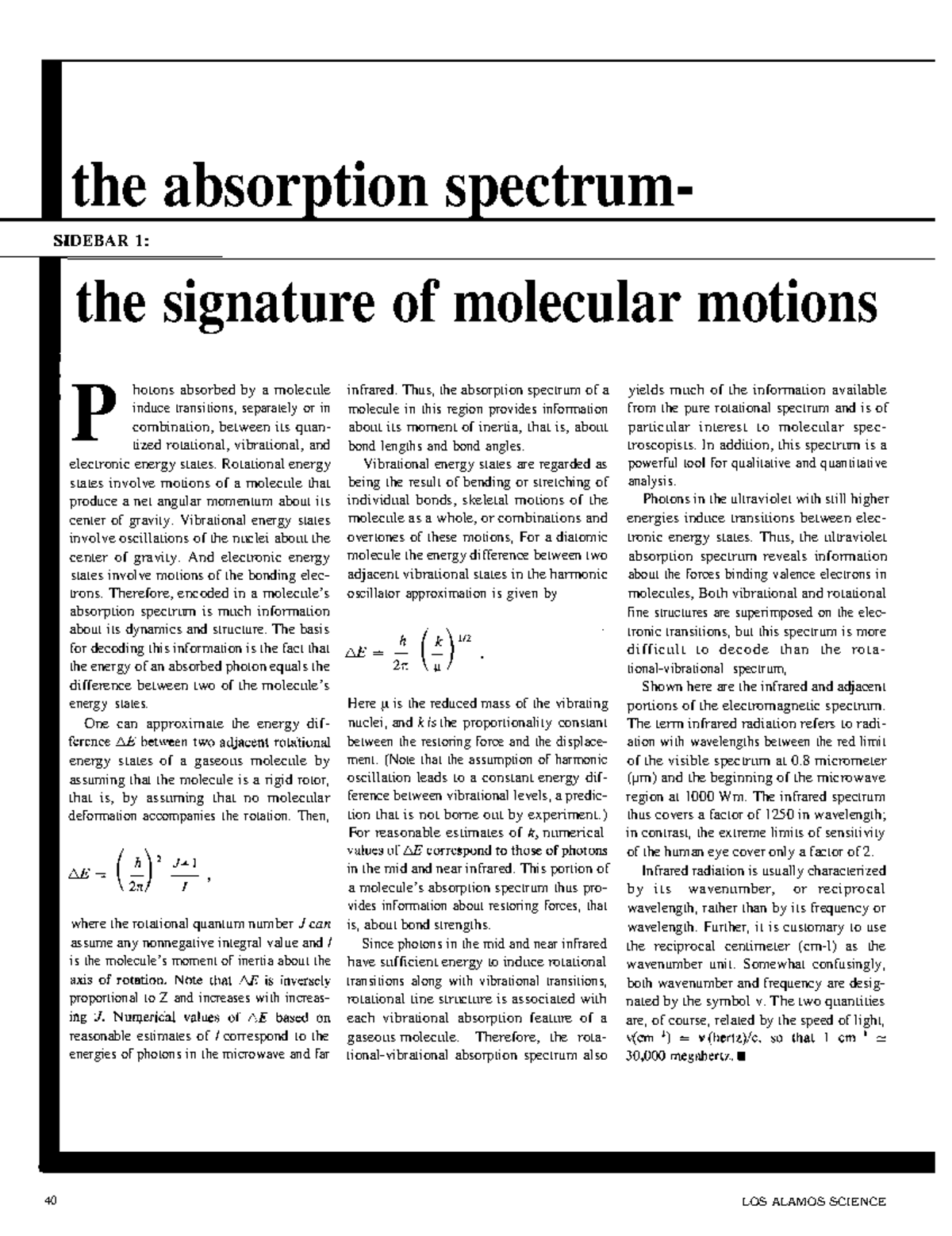 Understanding Absorption Spectra: Insights for Chem Students - Studocu