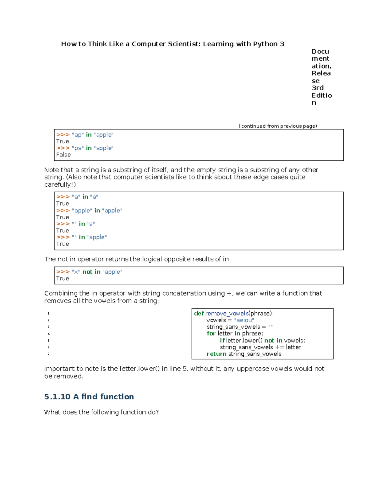 How to Think Like a Computer Scientist version 3 100 - How to Think ...