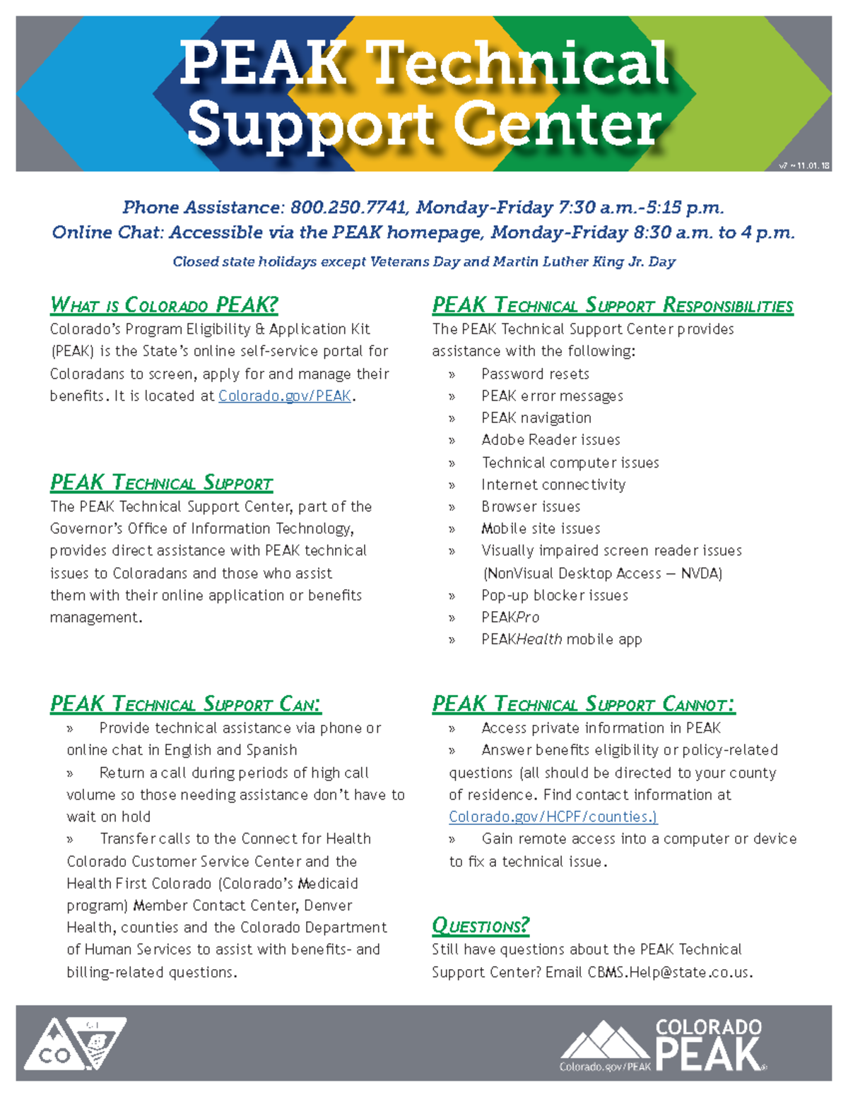 PEAK Technical Support Center Overview & Key Responsibilities Guide ...