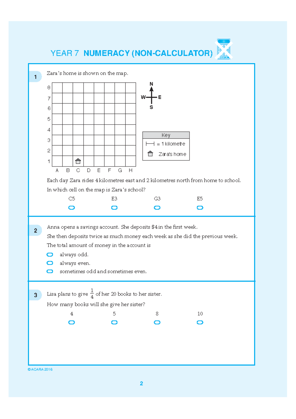 Math 2016 Non-Calc - MCQs for Zara's Home and More - Studocu