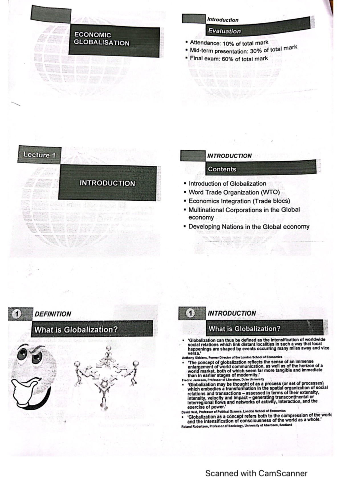Globalization chapter 1 - commercial English - Studocu