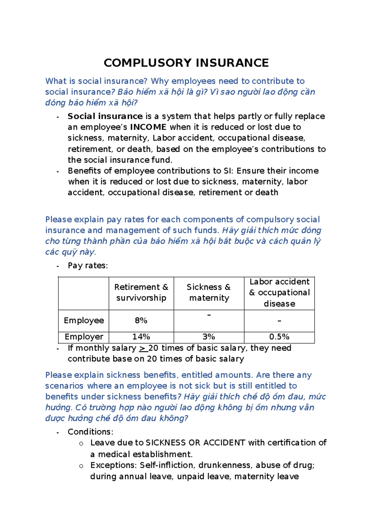 Expatriates & Labor Sub-Leasing: Work Permits in Vietnam - Studocu